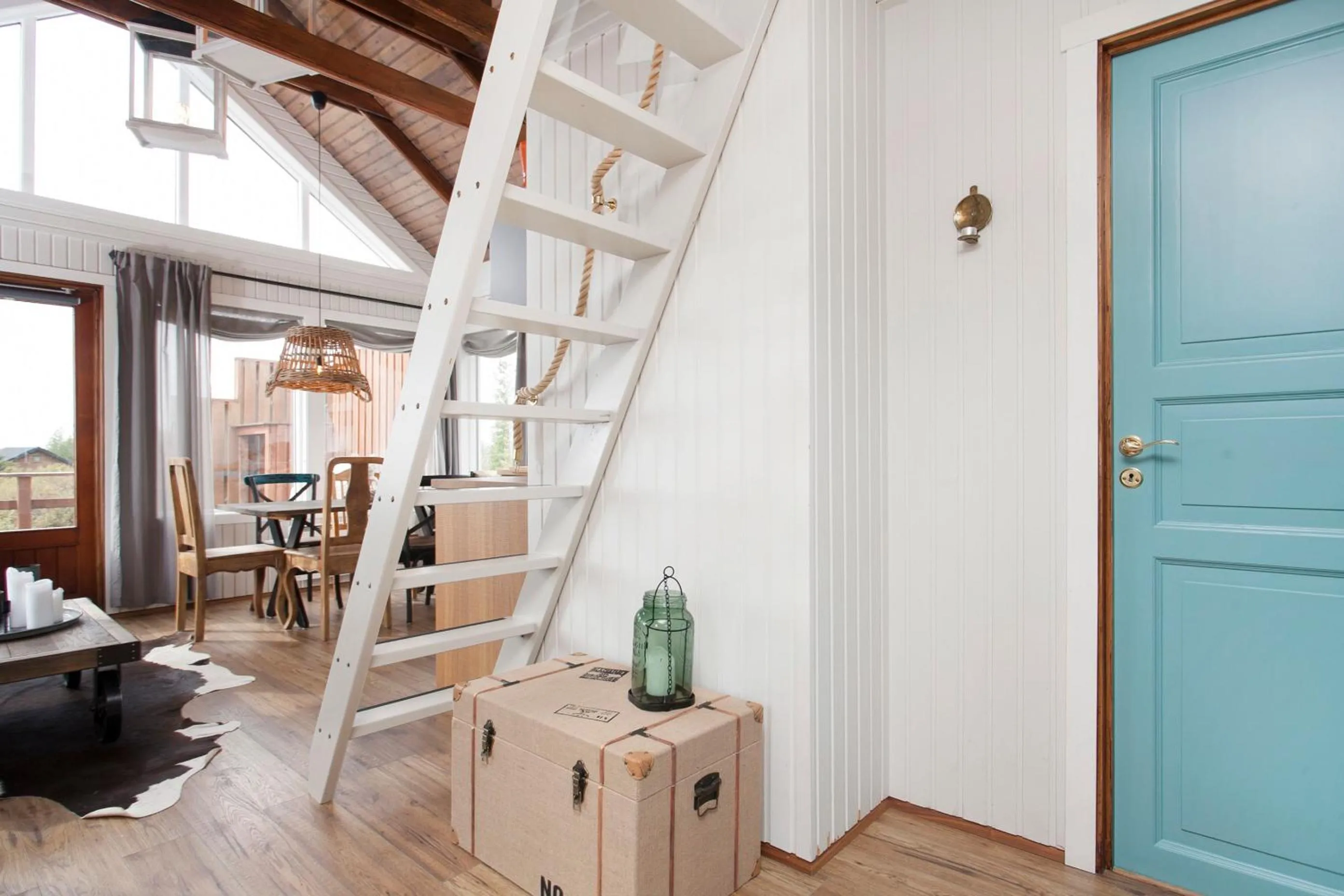 Living room in Mulakot Cosy Cabins