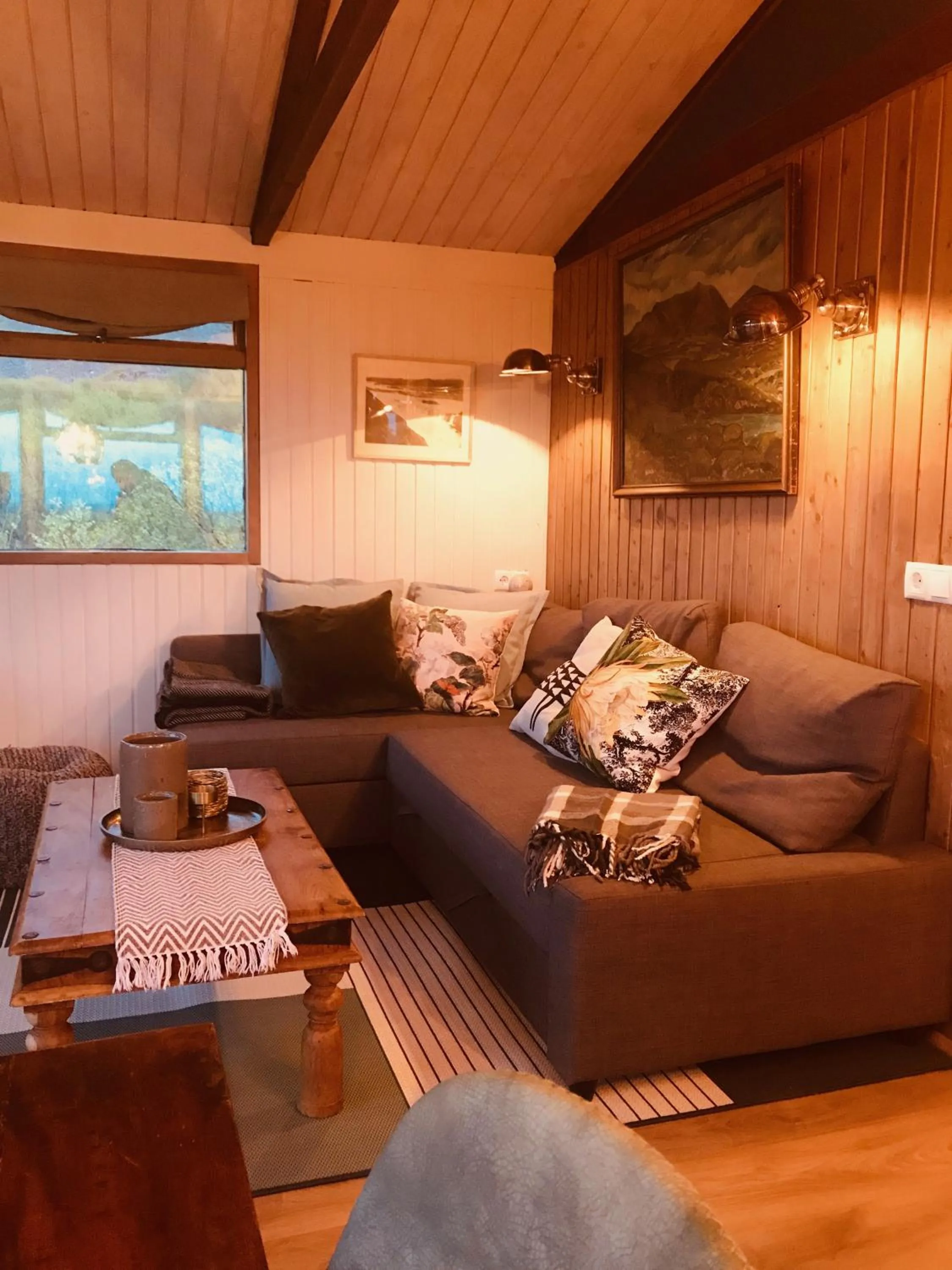 Living room in Mulakot Cosy Cabins