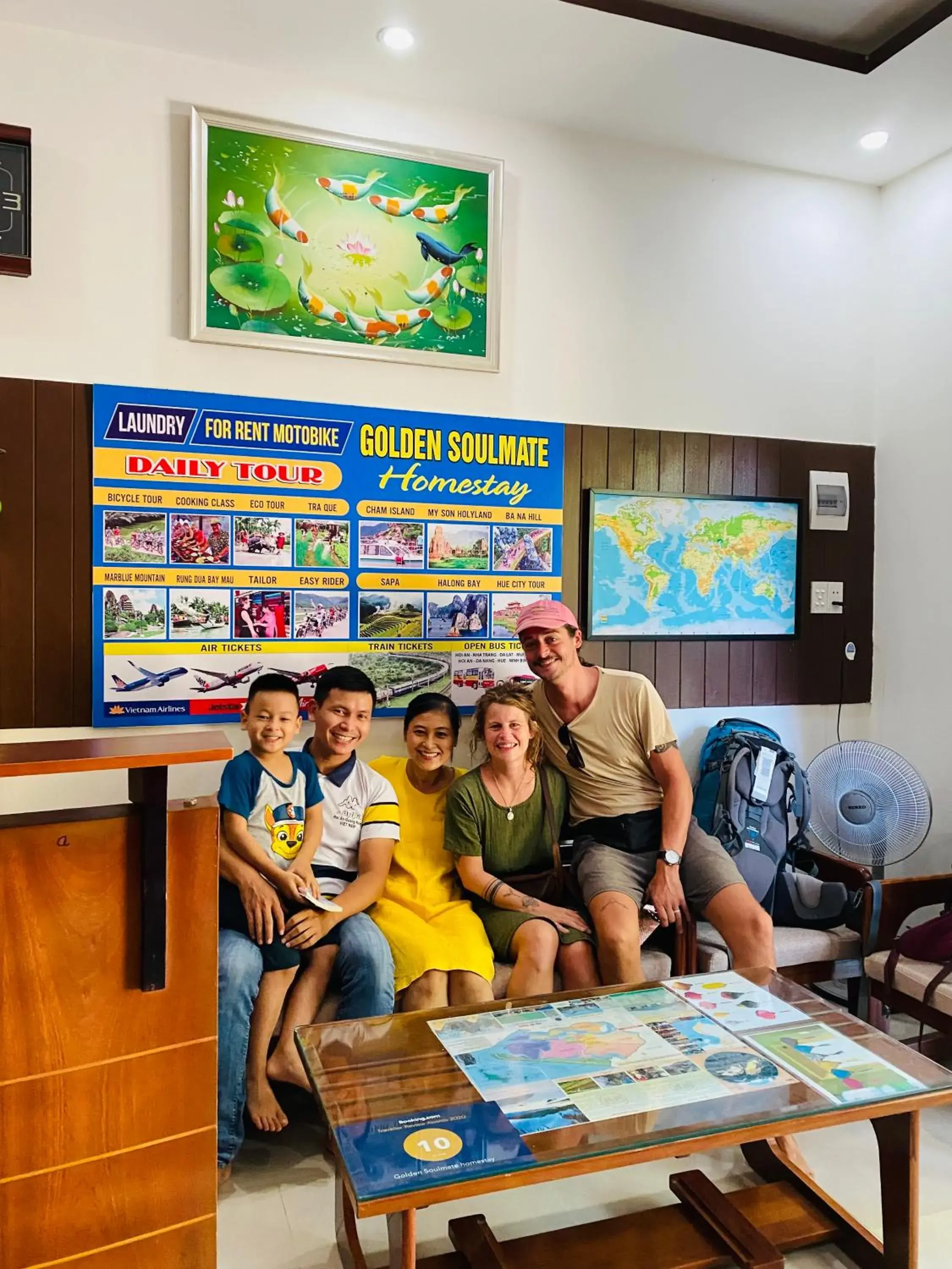 Double Room with Balcony (2 Adults + 1 Child) in Golden Soulmate homestay Double Room with Balcony (2 Adults + 1 Child) in Golden Soulmate homestay