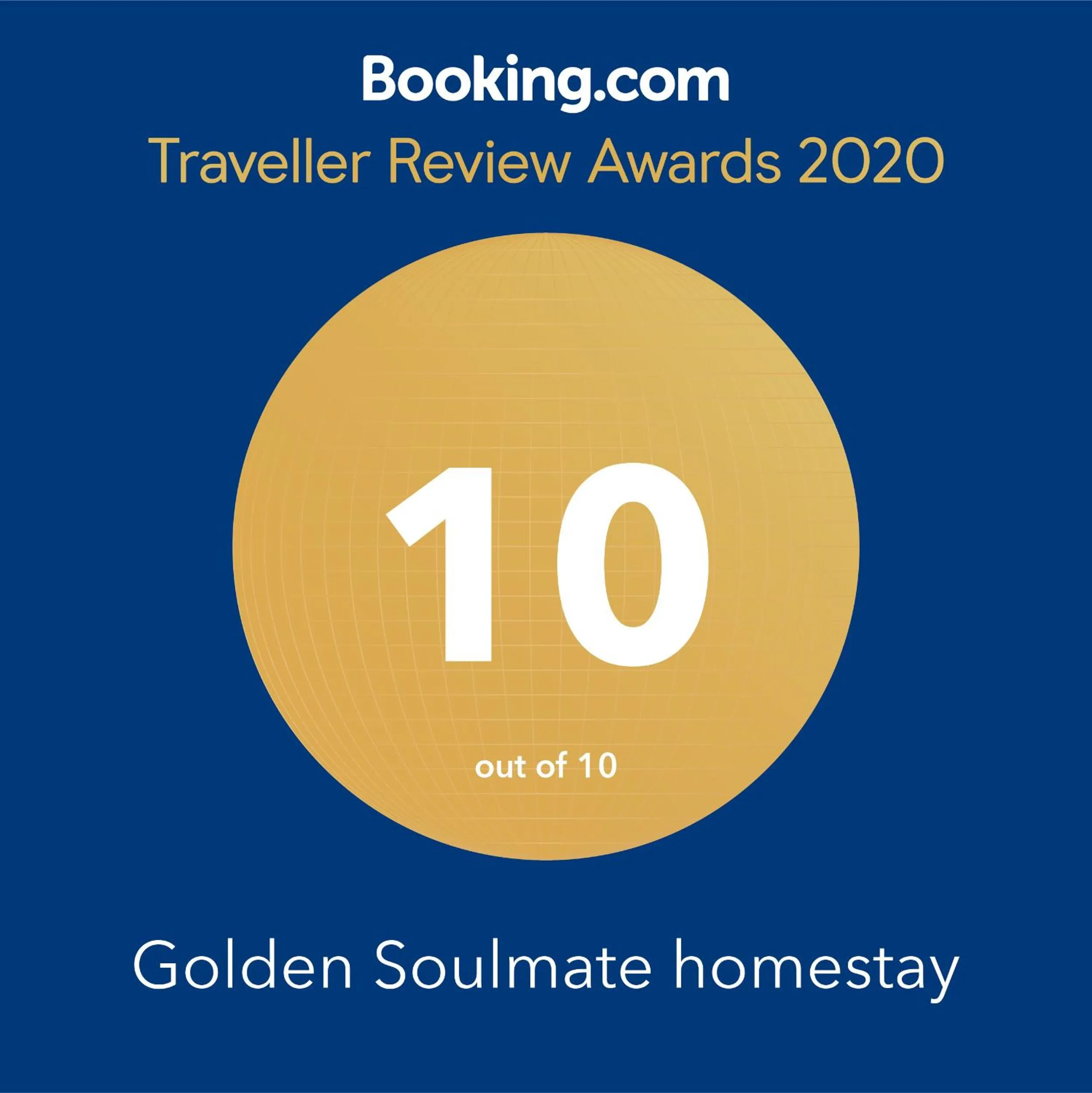 Certificate/Award in Golden Soulmate homestay