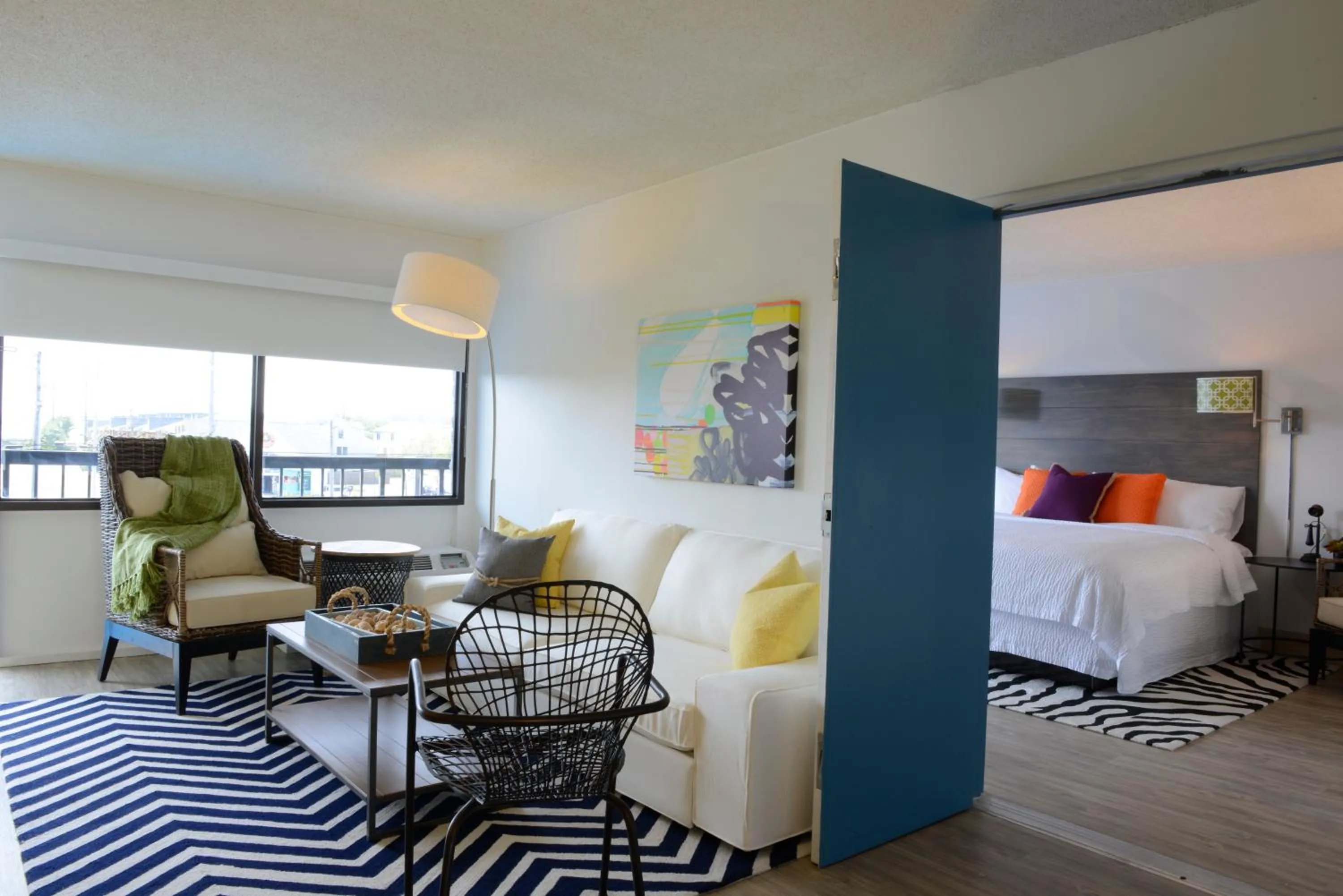 View (from property/room), Bed in Beach House Dewey