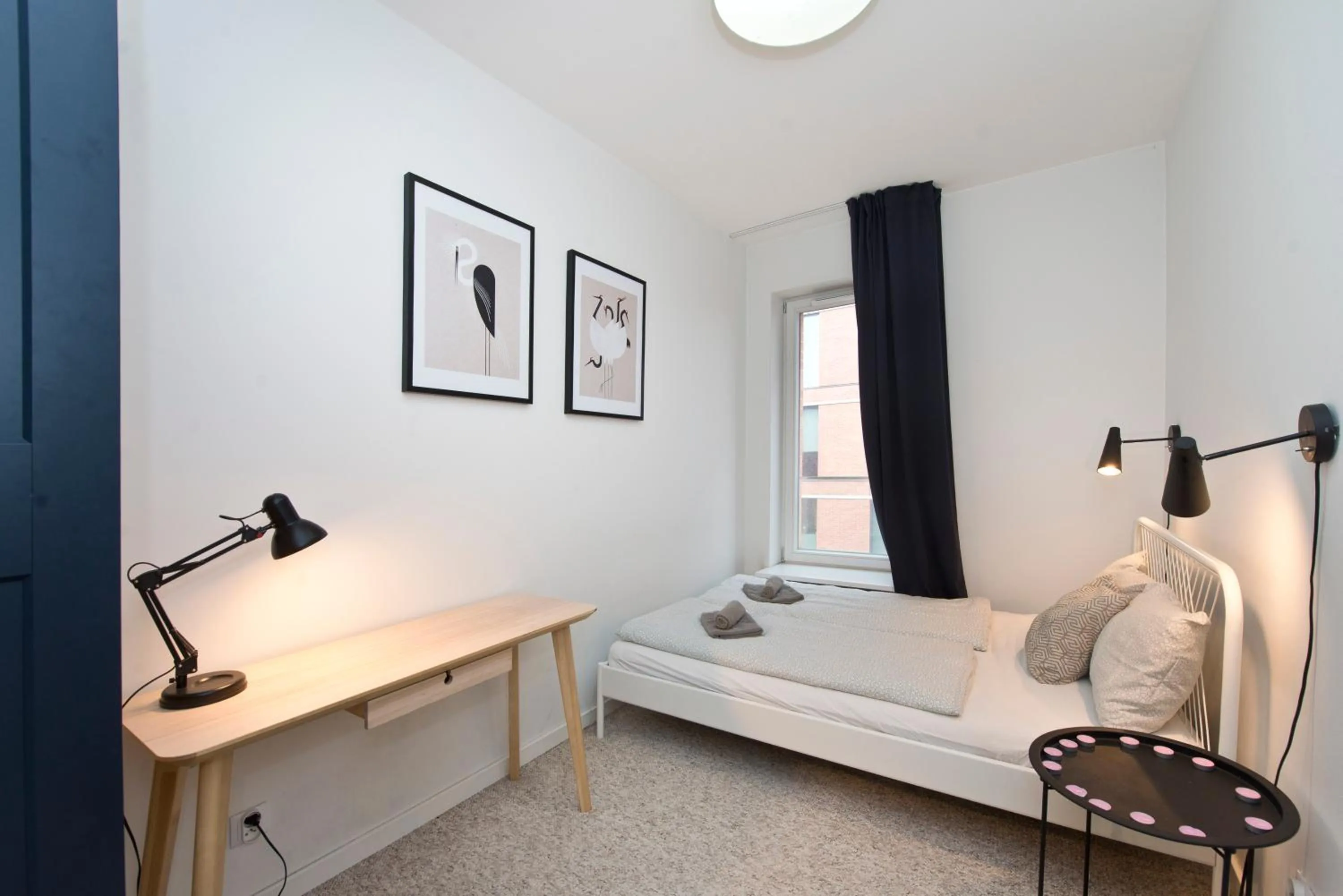 Bed in YOURAPART Rajska City Centre