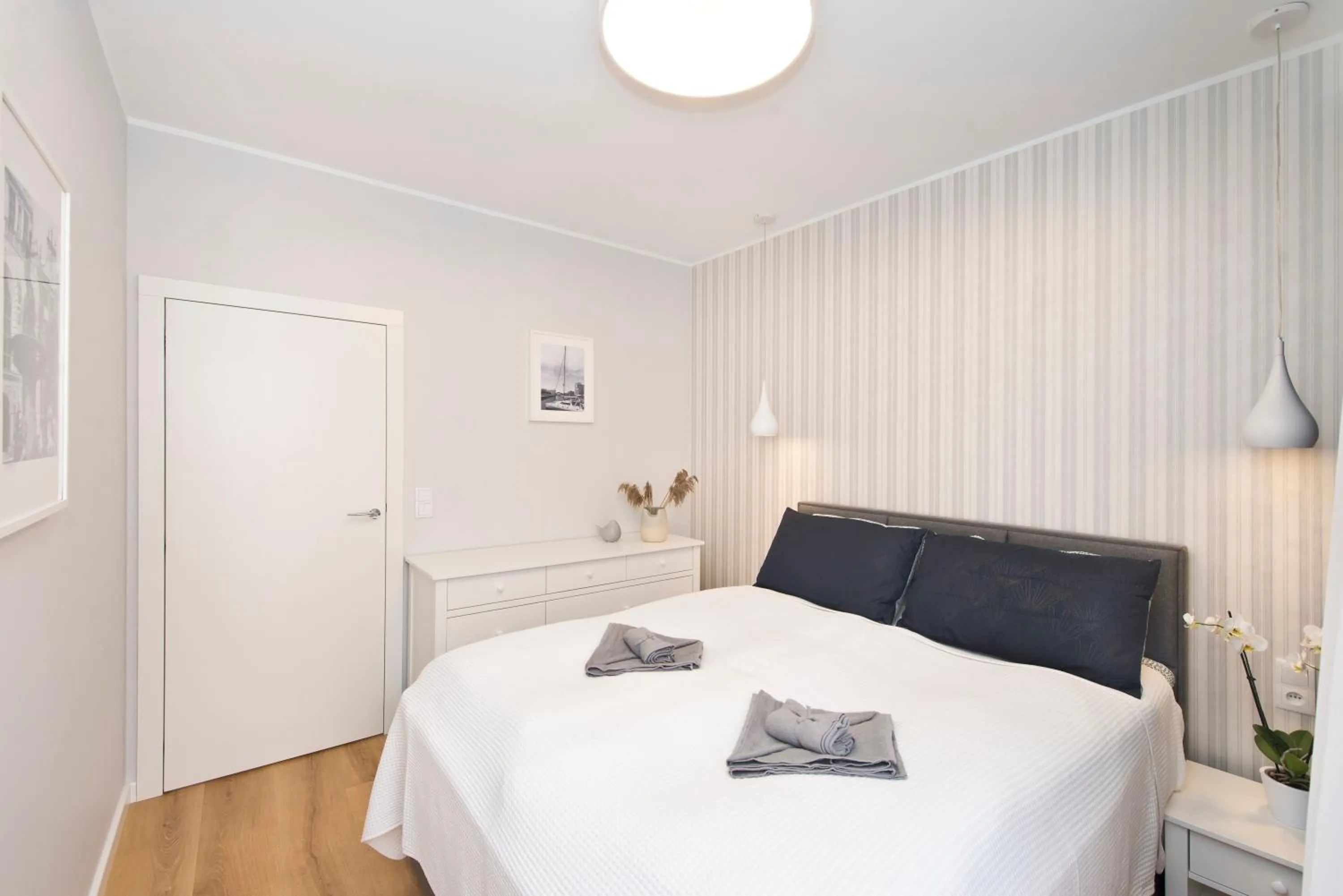 Bed in YOURAPART Rajska City Centre
