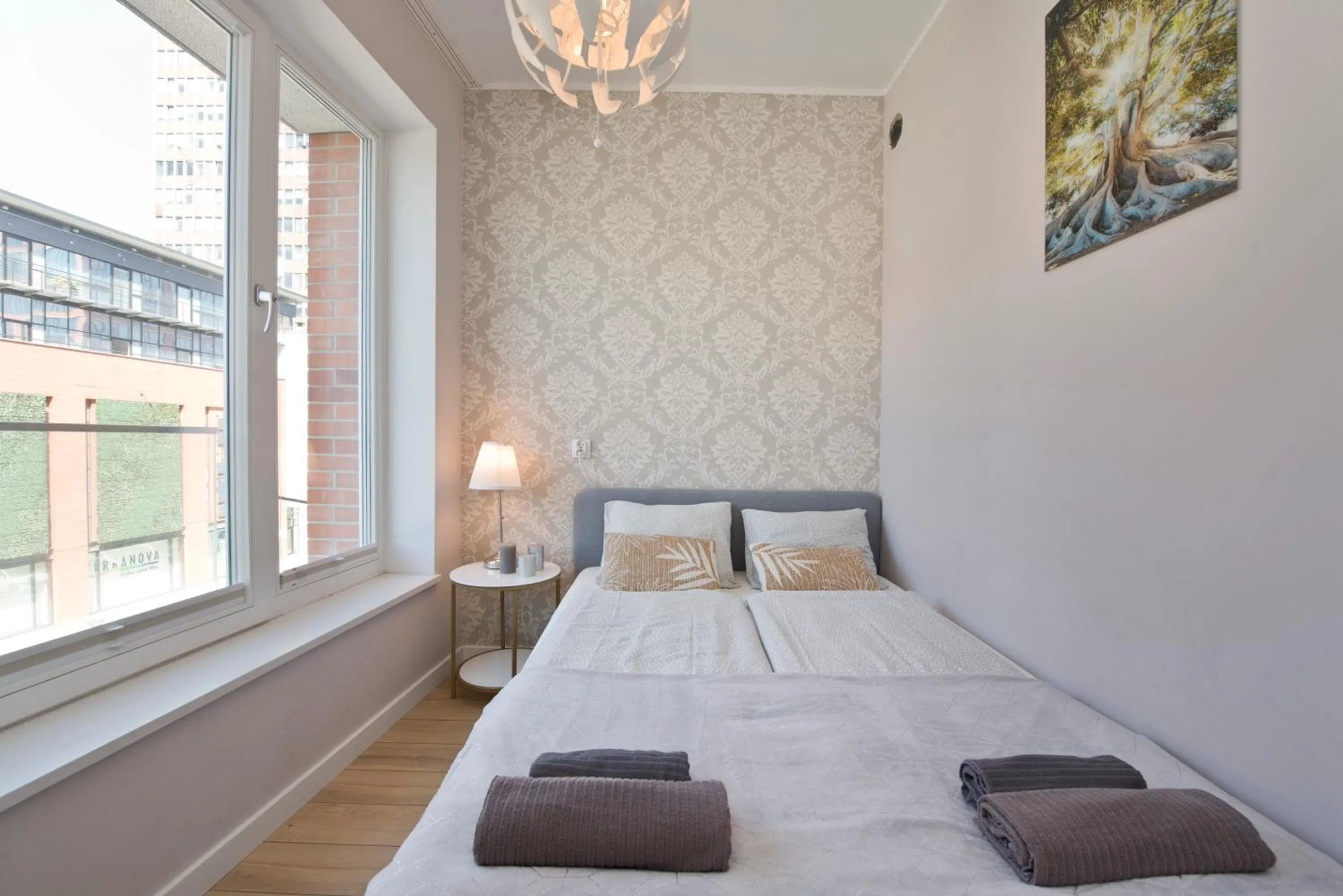 Bed in YOURAPART Rajska City Centre
