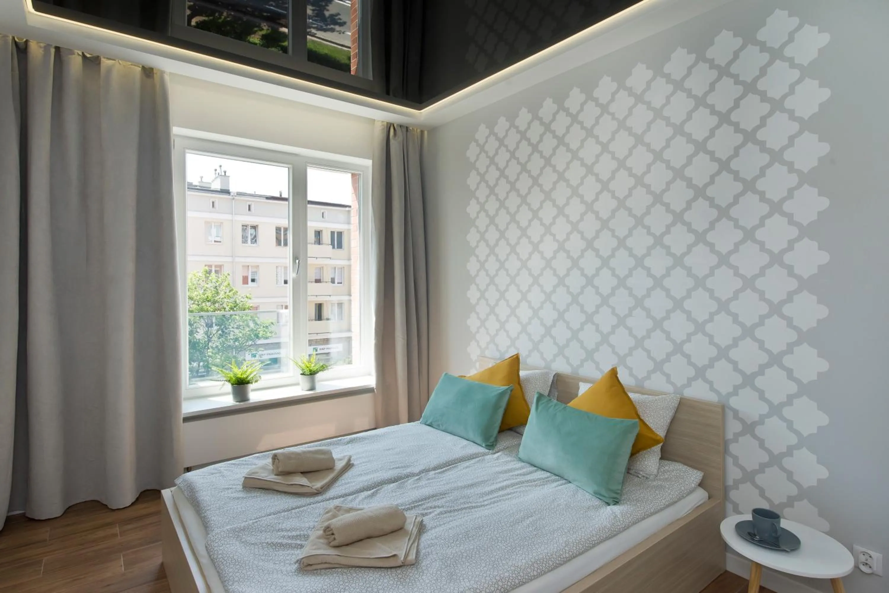 Bed in YOURAPART Rajska City Centre