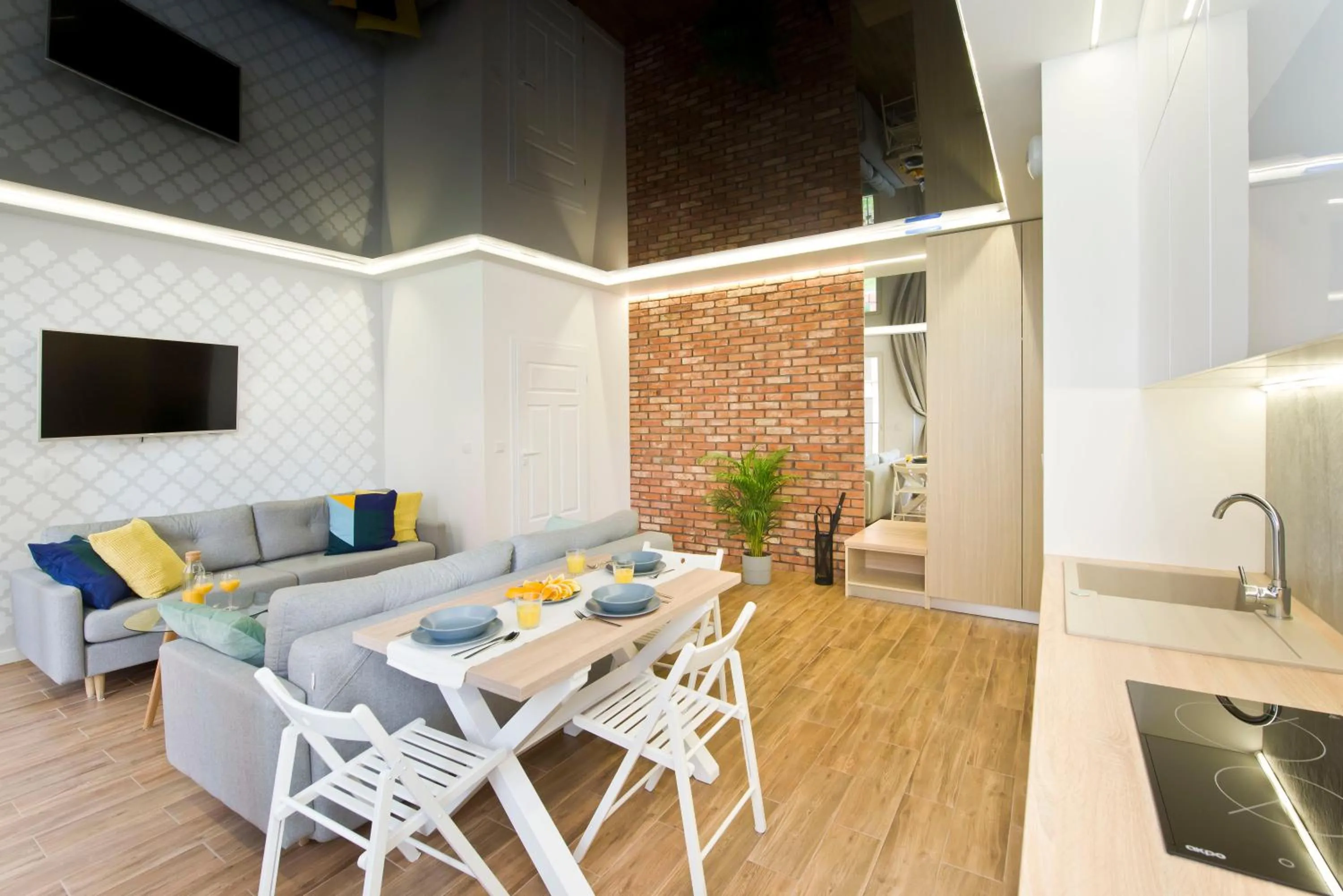 Living room in YOURAPART Rajska City Centre