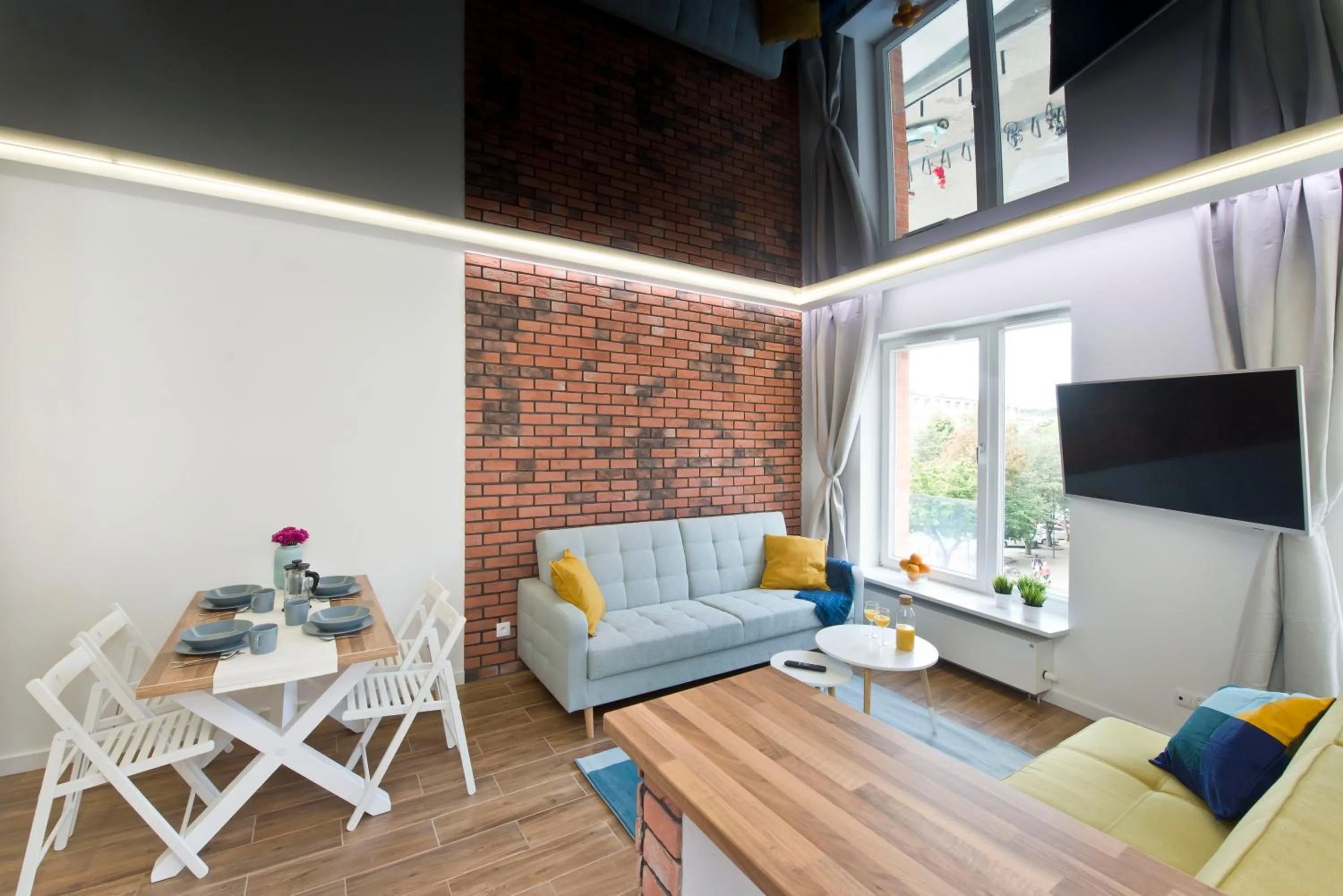 Living room in YOURAPART Rajska City Centre