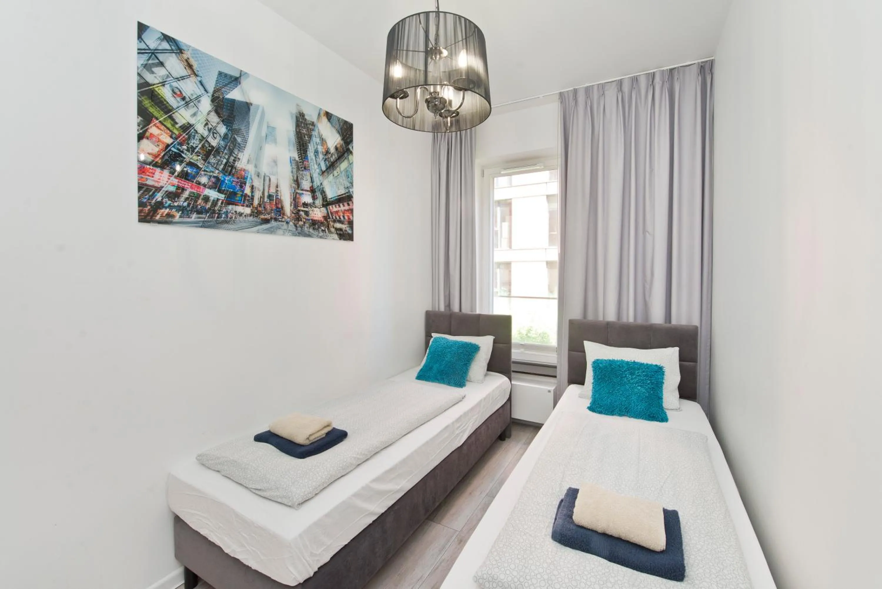 Bed in YOURAPART Rajska City Centre