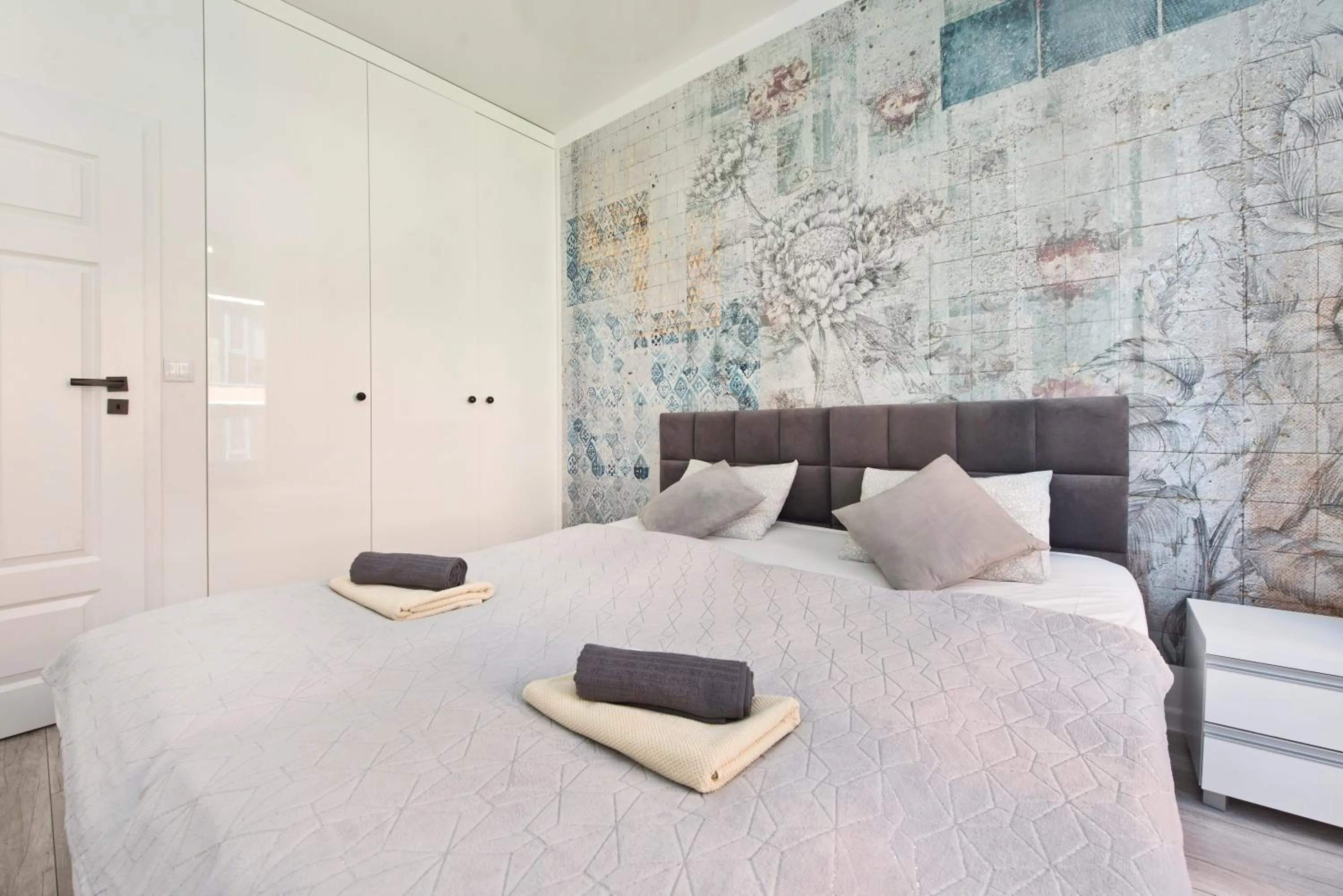 Bed in YOURAPART Rajska City Centre