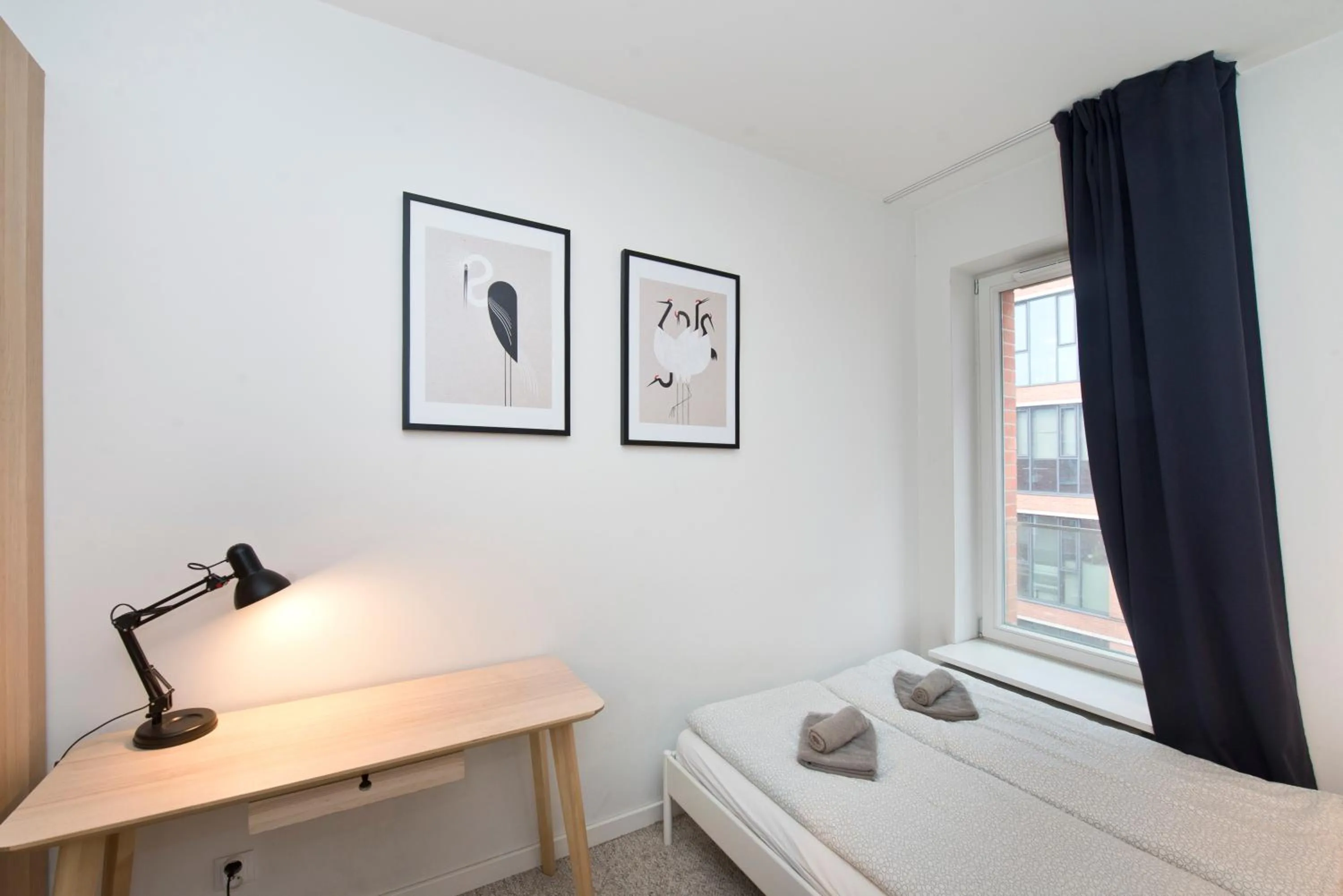 Bed in YOURAPART Rajska City Centre