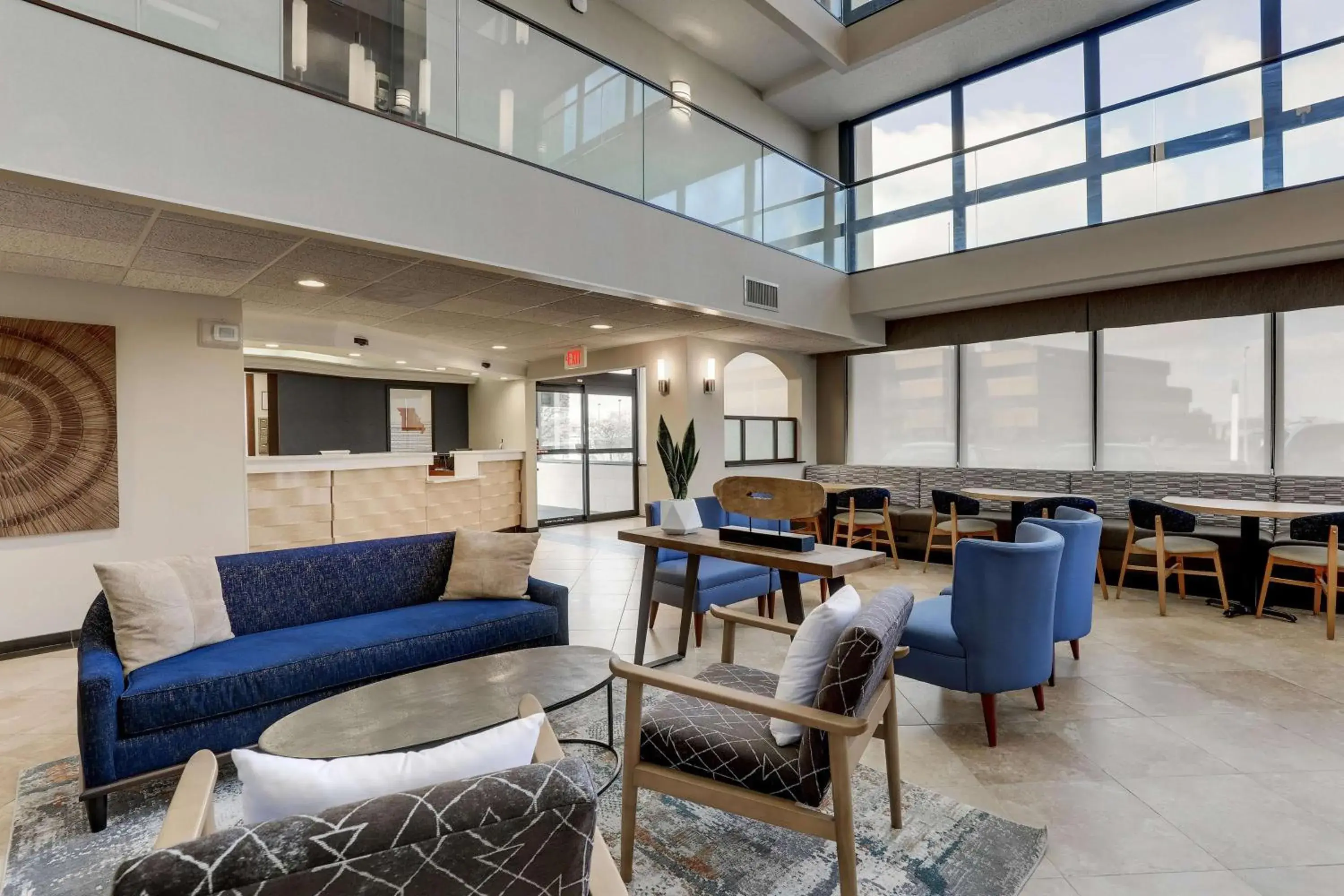 Lobby or reception in Drury Inn & Suites St. Louis St. Peters Lobby or reception in Drury Inn & Suites St. Louis St. Peters