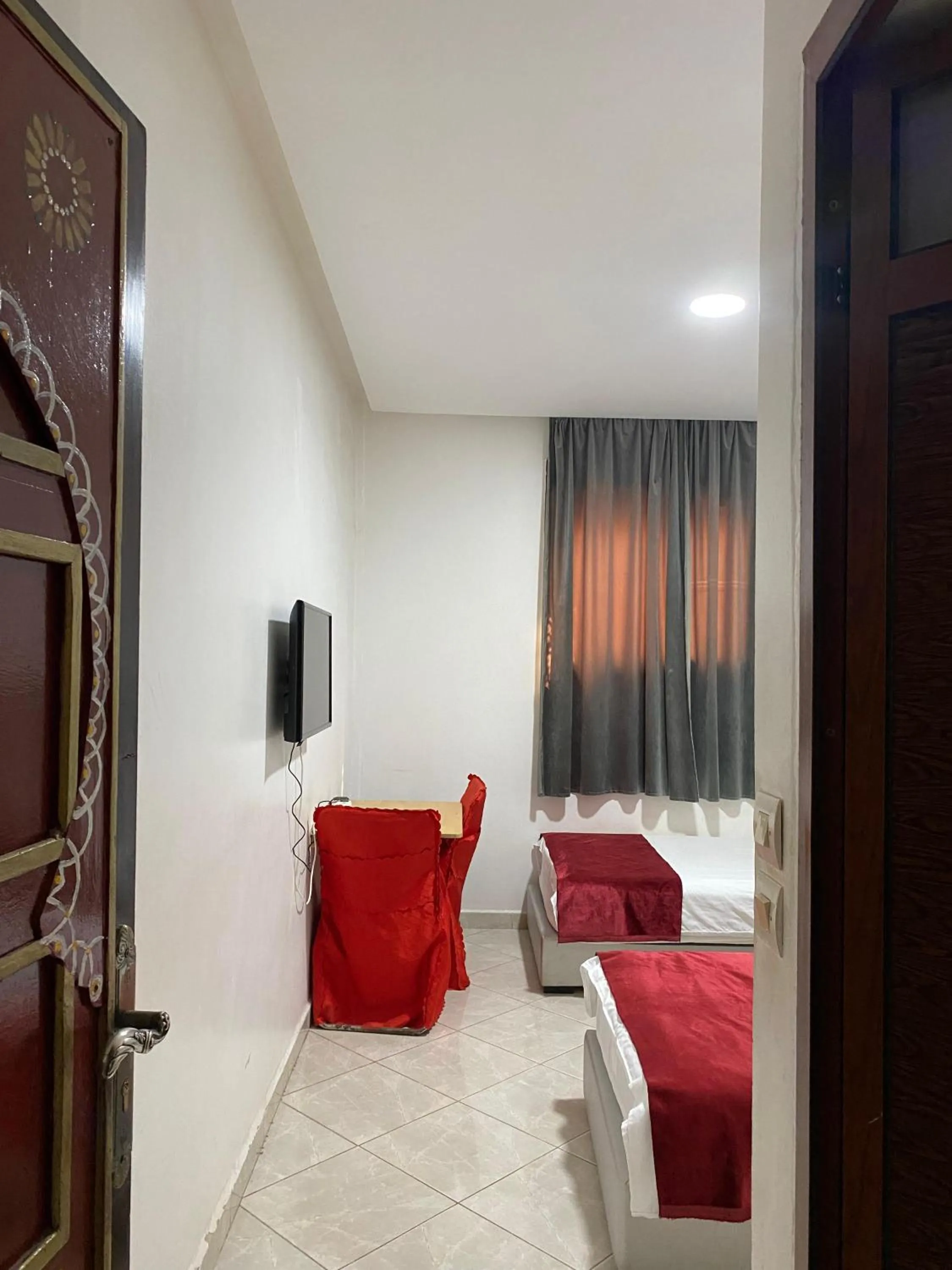 Bed in Hotel Soukina