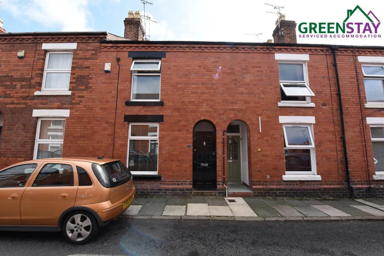 Property building in "Honeysuckle House Chester" by Greenstay Serviced Accommodation - Large 3 Bed House, Sleeps 6, Perfect For Contractors, Business Travellers, Families & Groups