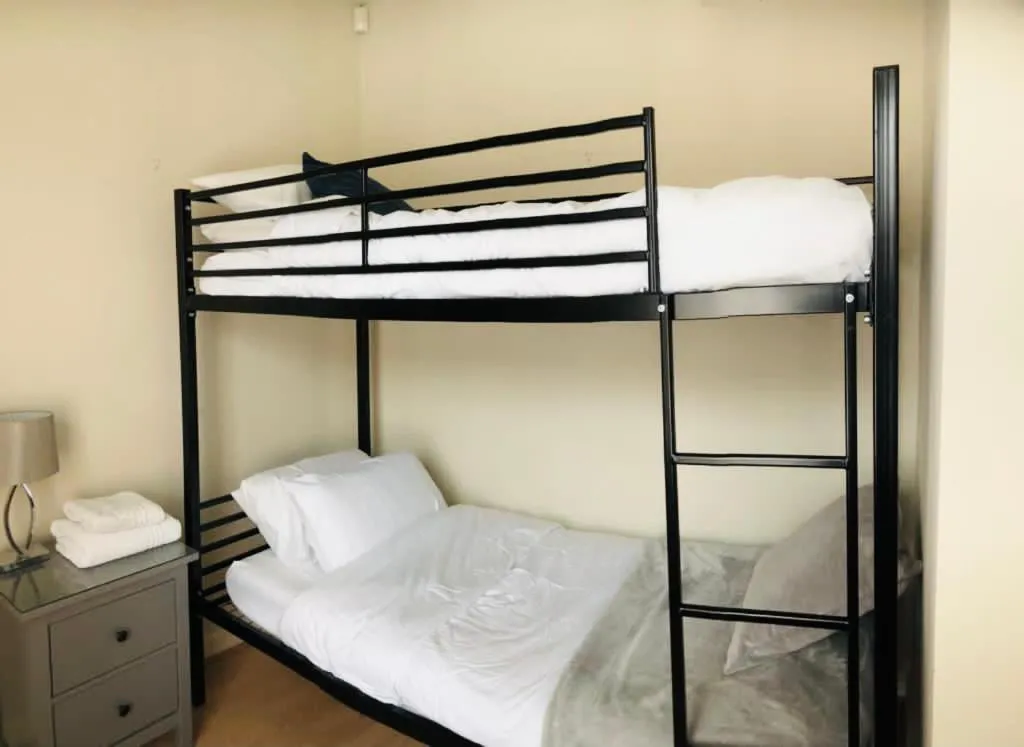 Bedroom, Bed in "Honeysuckle House Chester" by Greenstay Serviced Accommodation - Large 3 Bed House, Sleeps 6, Perfect For Contractors, Business Travellers, Families & Groups