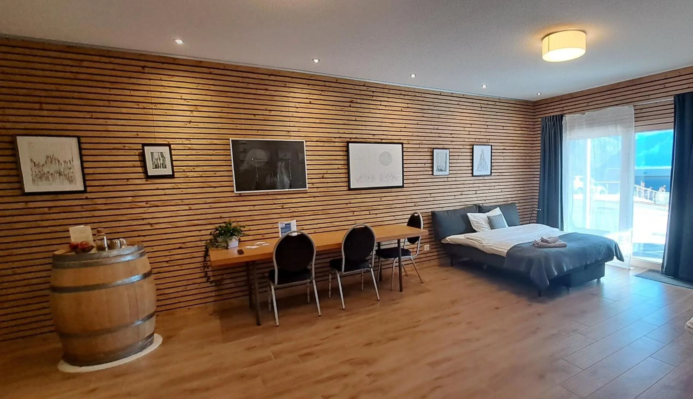 Bed in Chalet Diognysos B&B, Wellness & Boutique Hotel