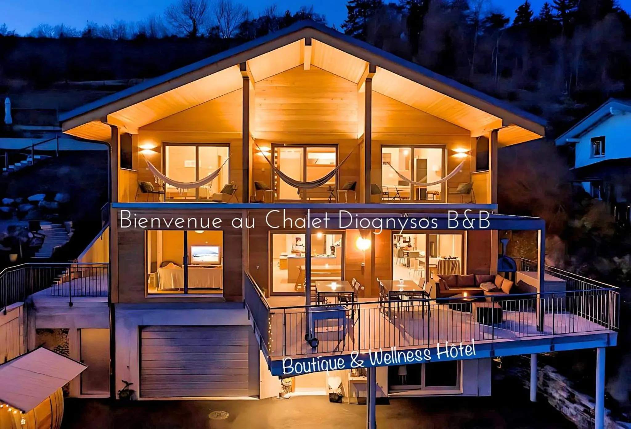 Property building in Chalet Diognysos B&B, Wellness & Boutique Hotel
