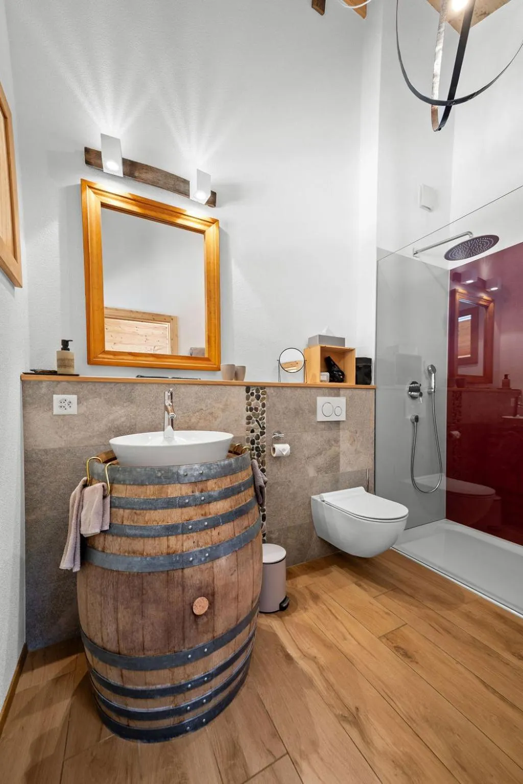 Shower in Chalet Diognysos B&B, Wellness & Boutique Hotel