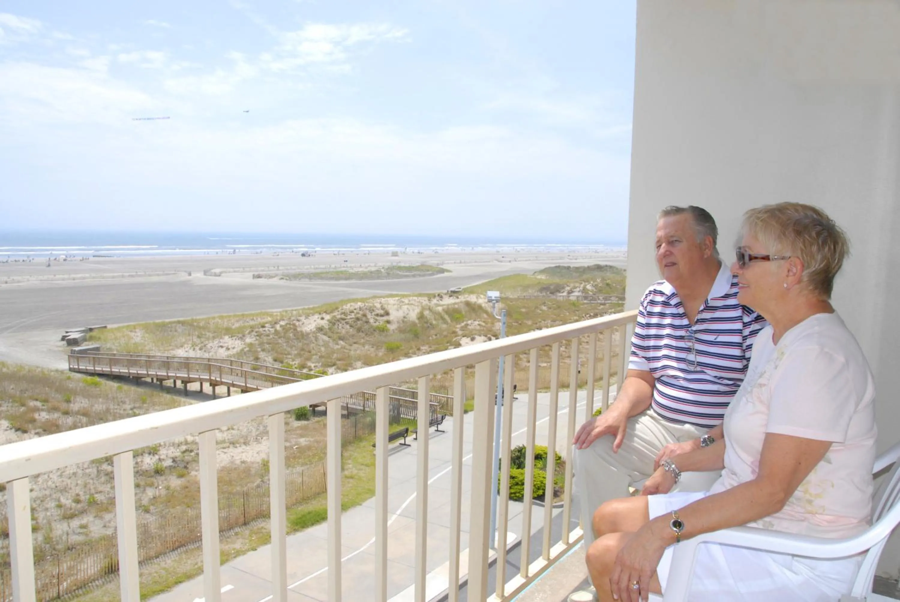 People in Bristol Plaza Motel