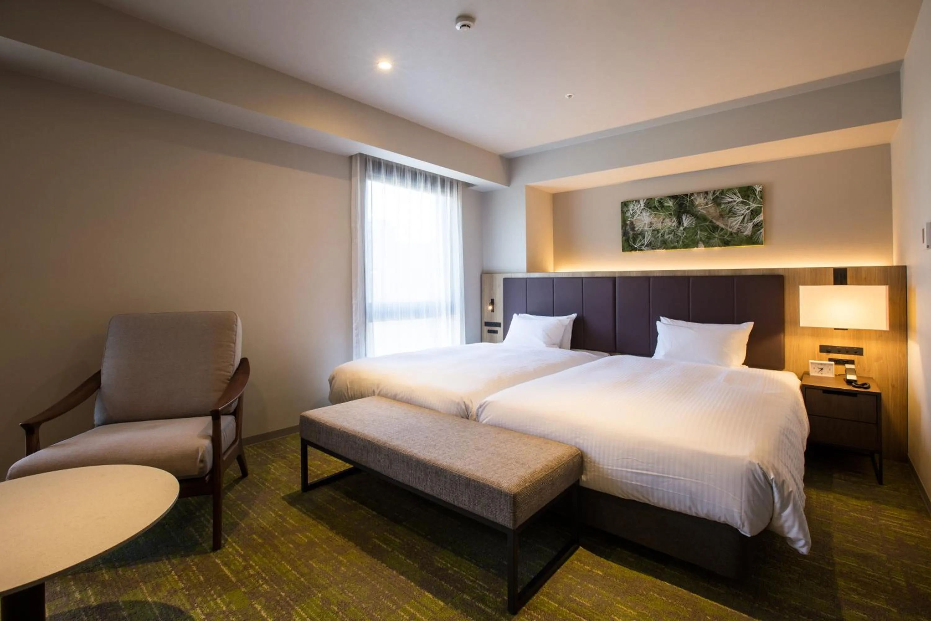 Bed in Hotel Forza Kanazawa