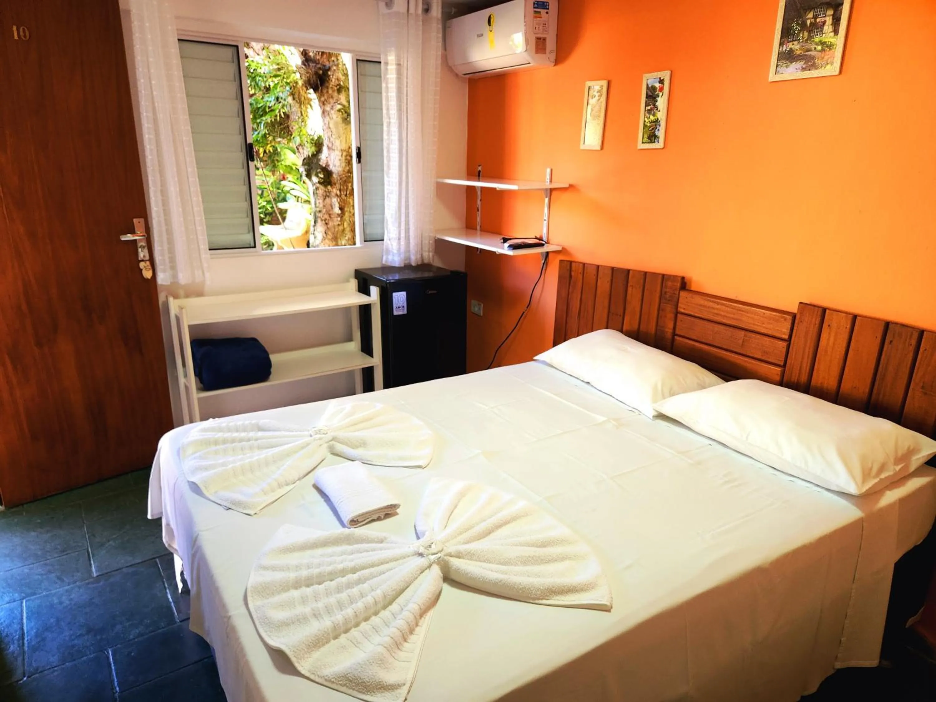 Bed in Pousada Viva Ubatuba