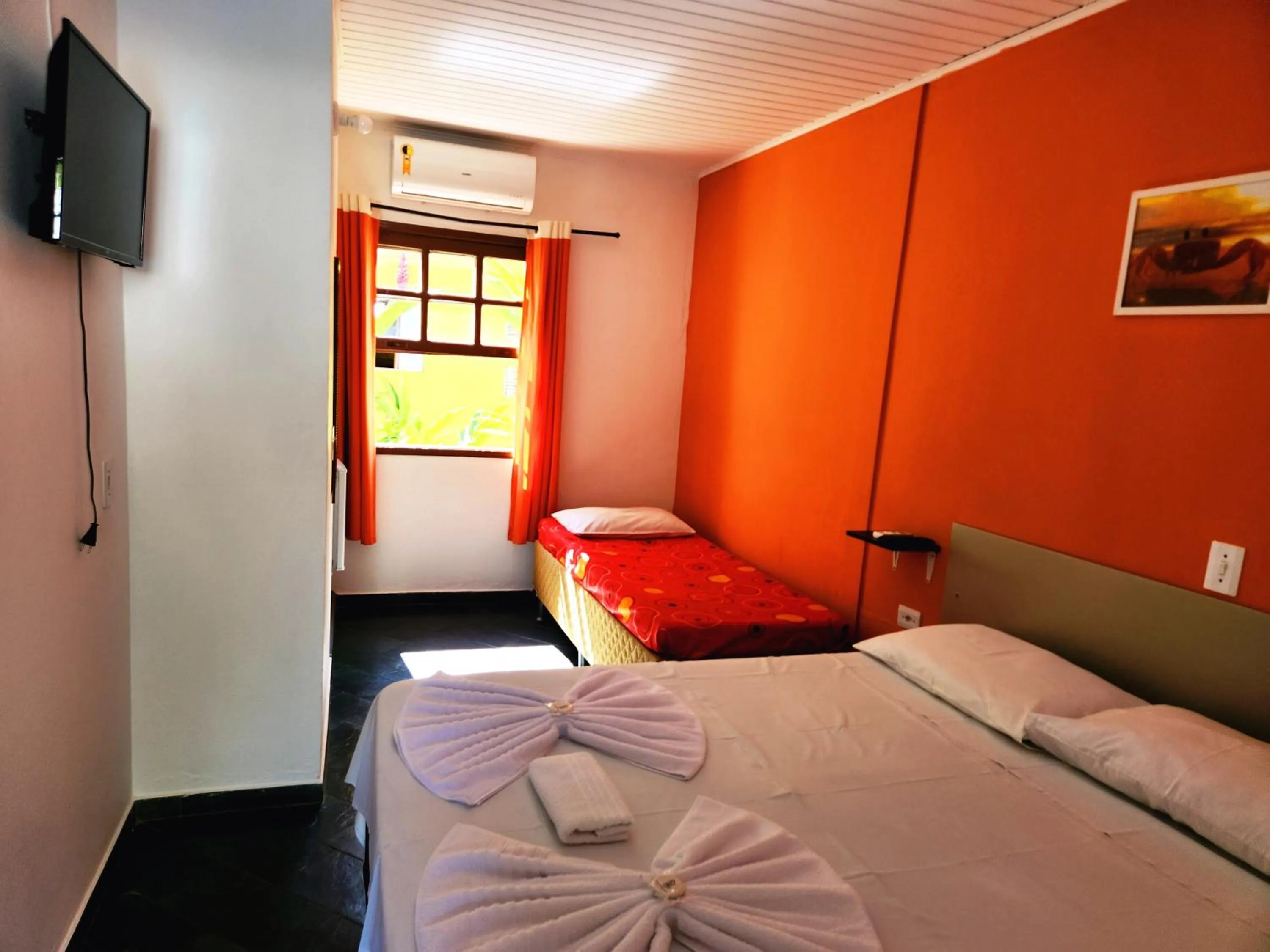 Bedroom, Bed in Pousada Viva Ubatuba