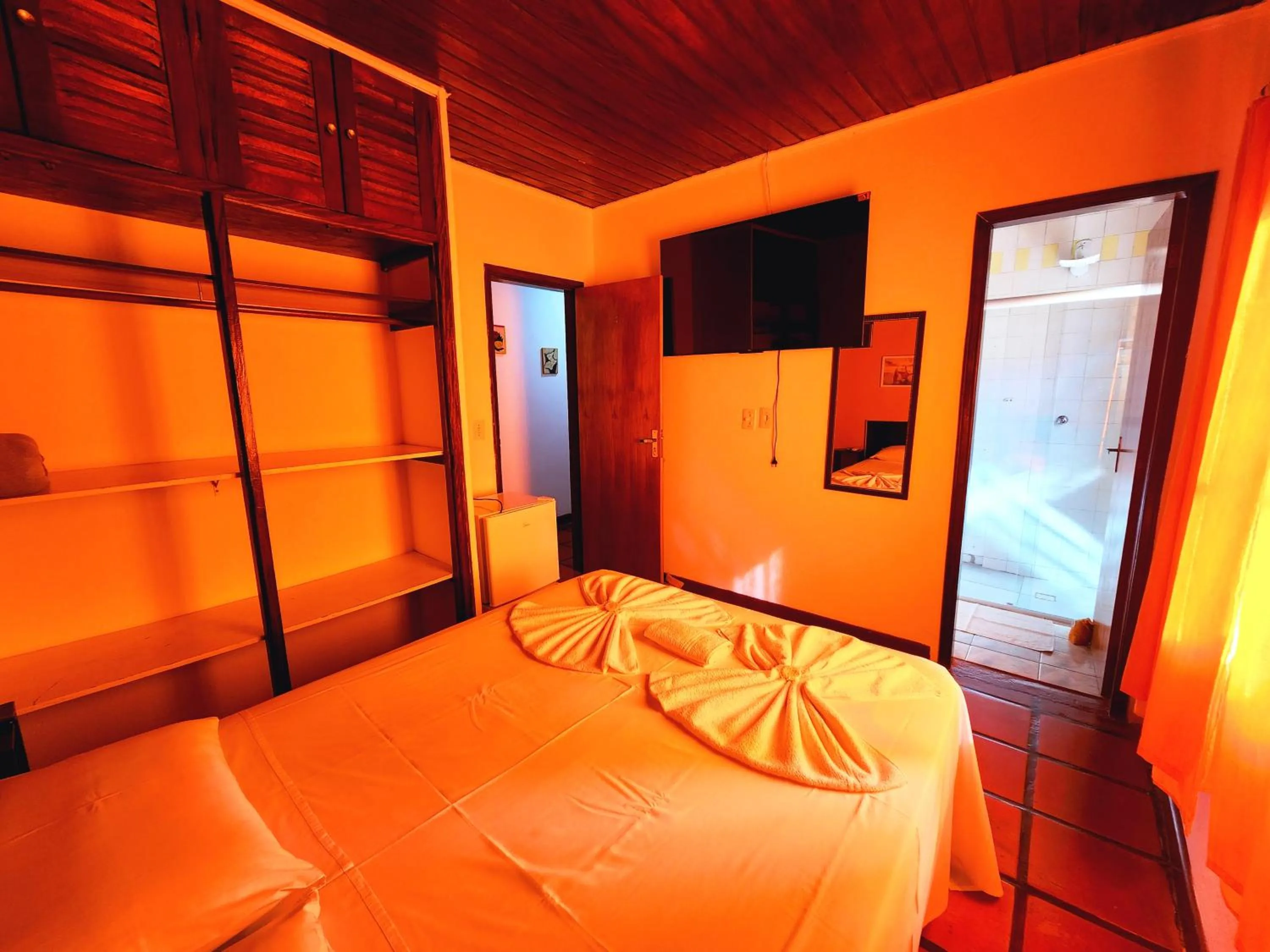 Bed in Pousada Viva Ubatuba