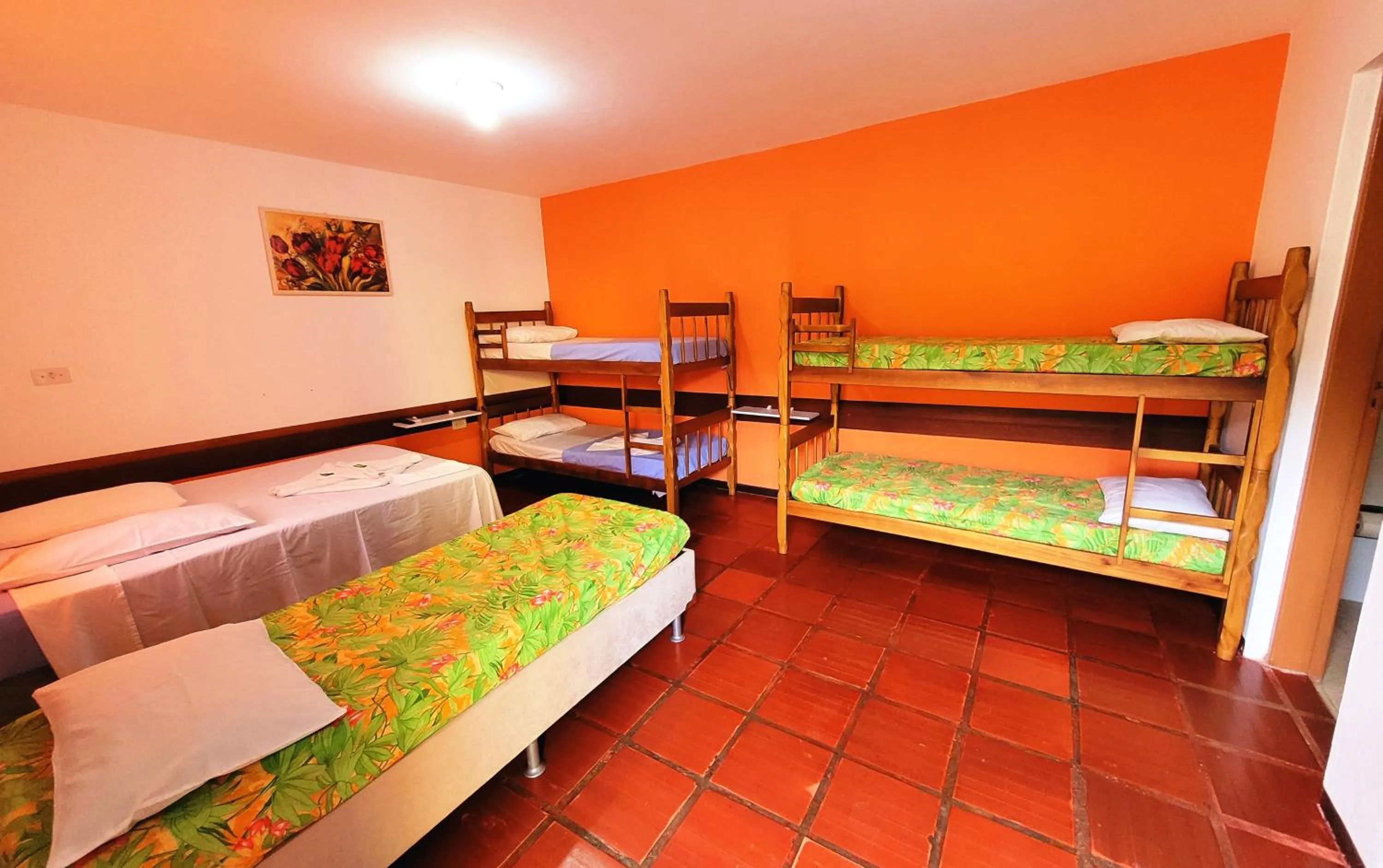 Bedroom, Bed in Pousada Viva Ubatuba