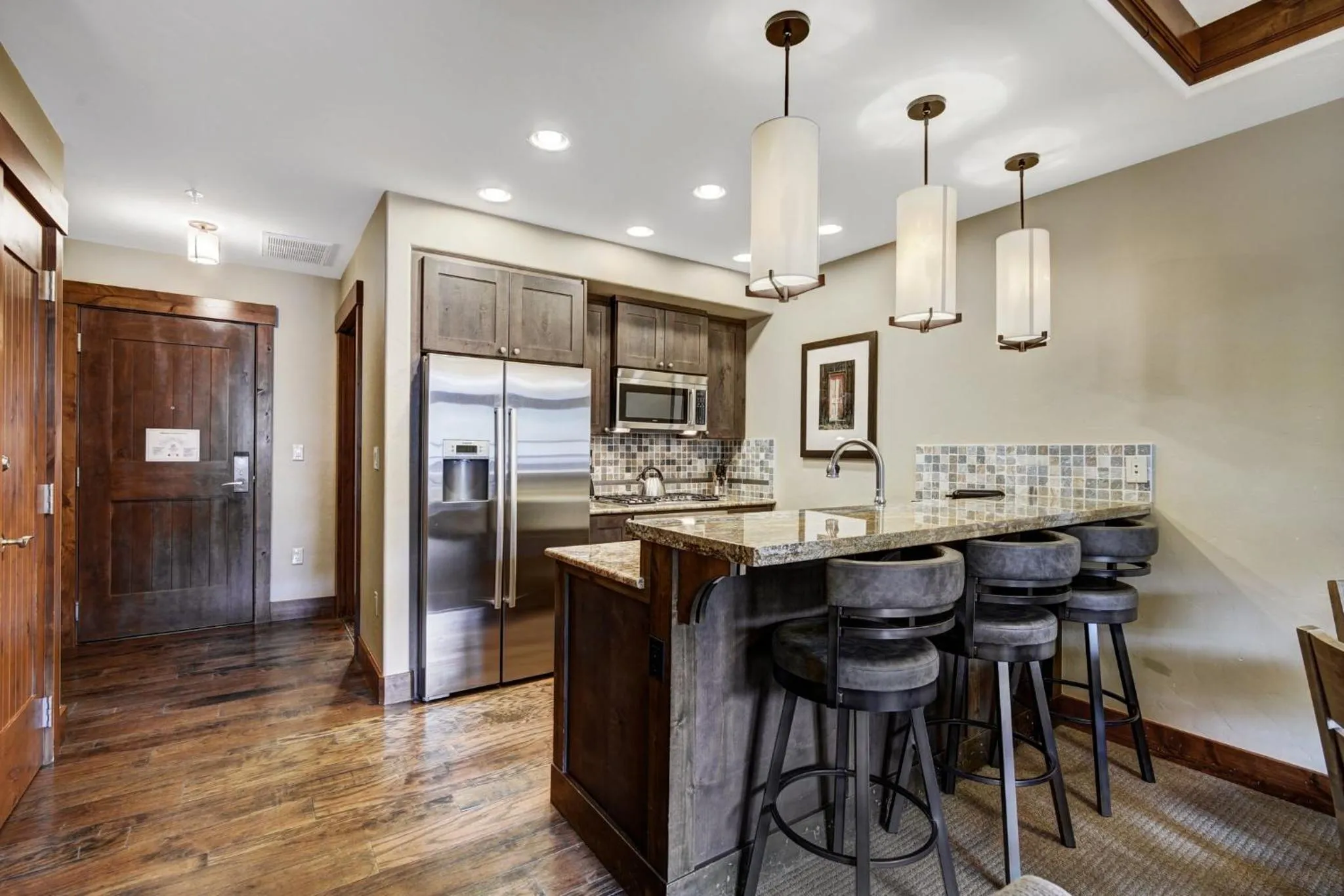 Living room in One Ski Hill, A RockResort