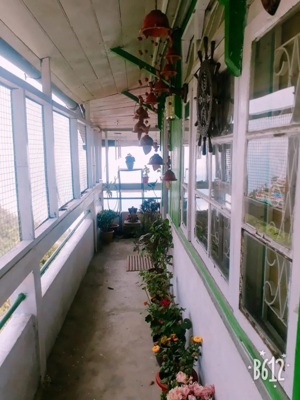 Balcony/Terrace in Quaint Wood Cottage