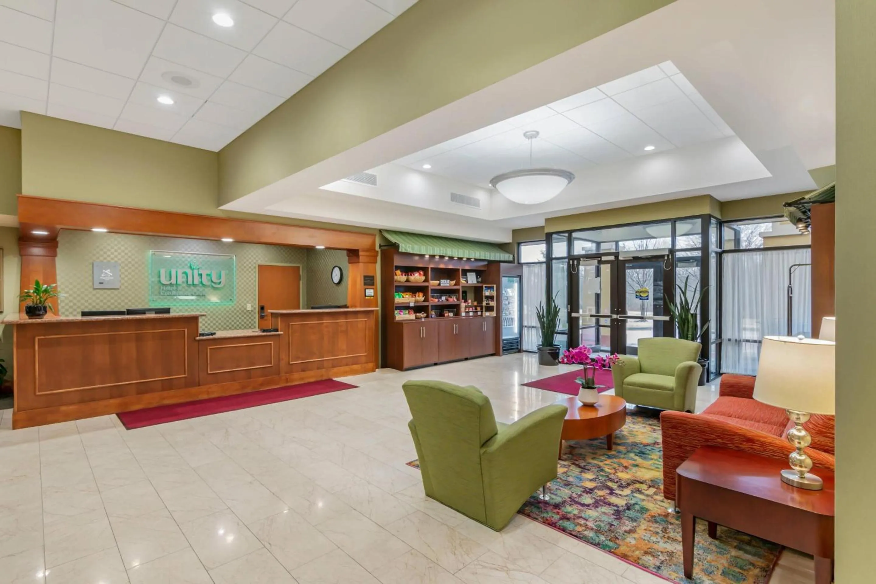 Lobby or reception in Unity Hotel and Conference Ctr, an Ascend Collection Hotel