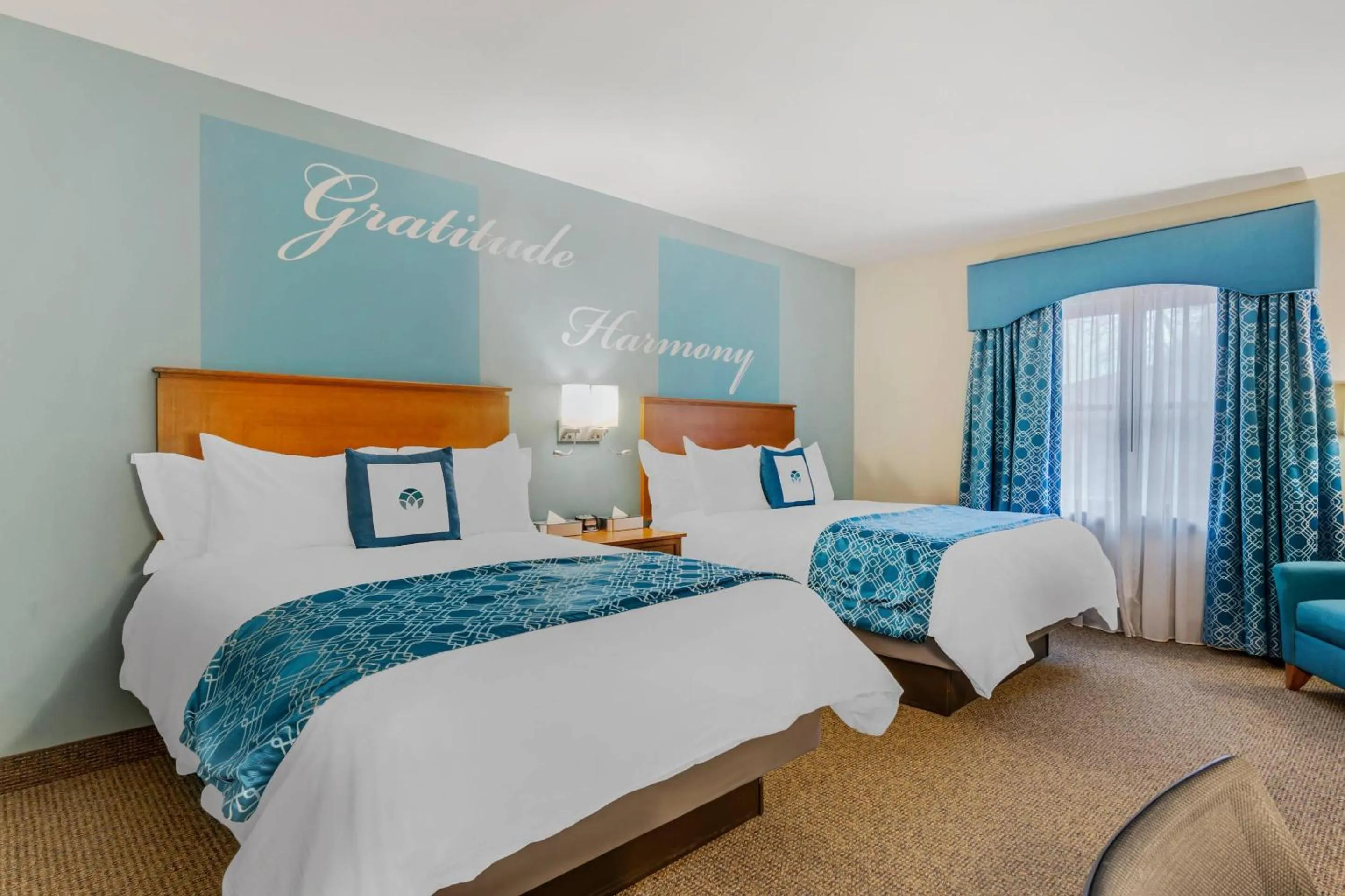 Bedroom, Bed in Unity Hotel and Conference Ctr, an Ascend Collection Hotel