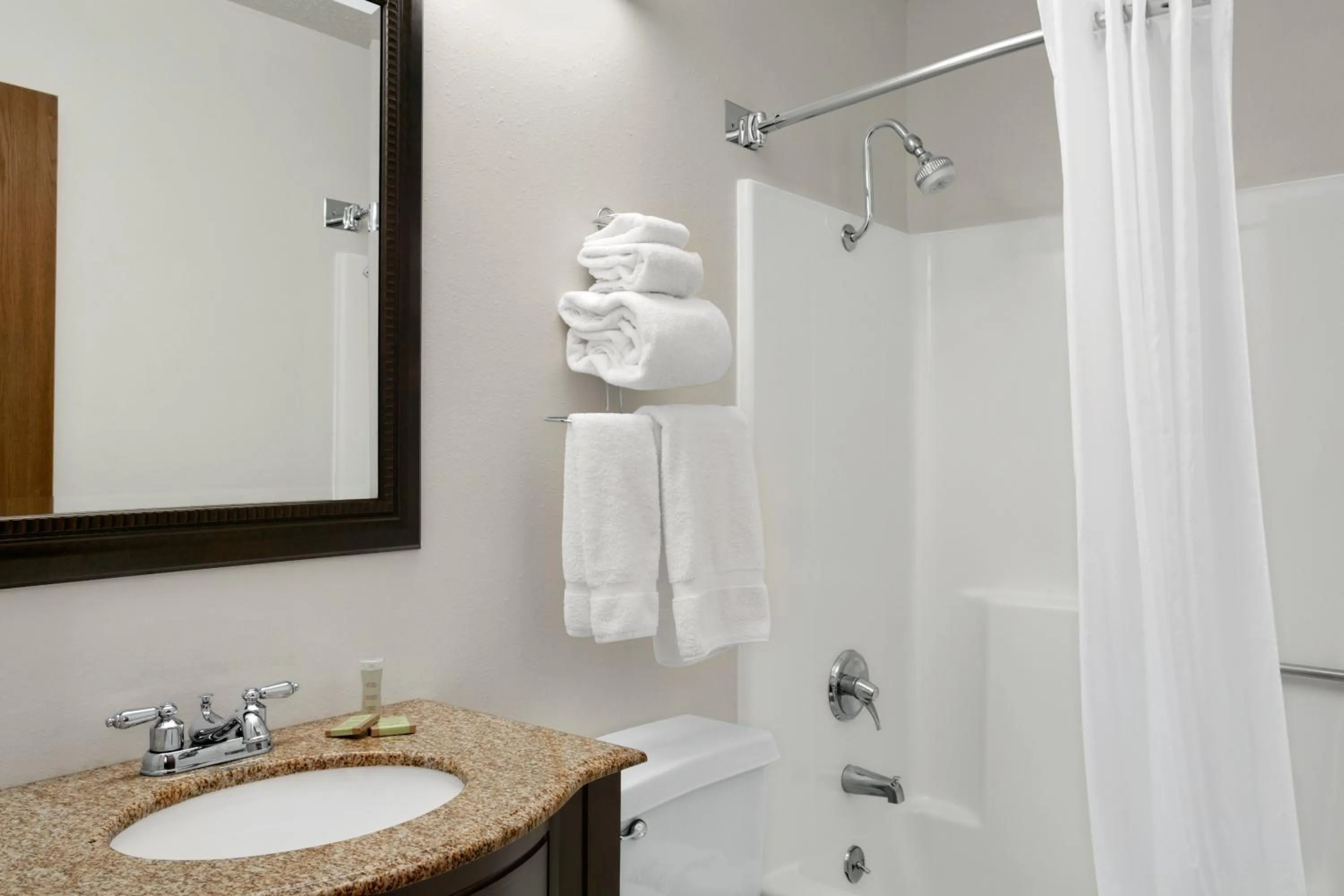 Bathroom in Super 8 by Wyndham Washington