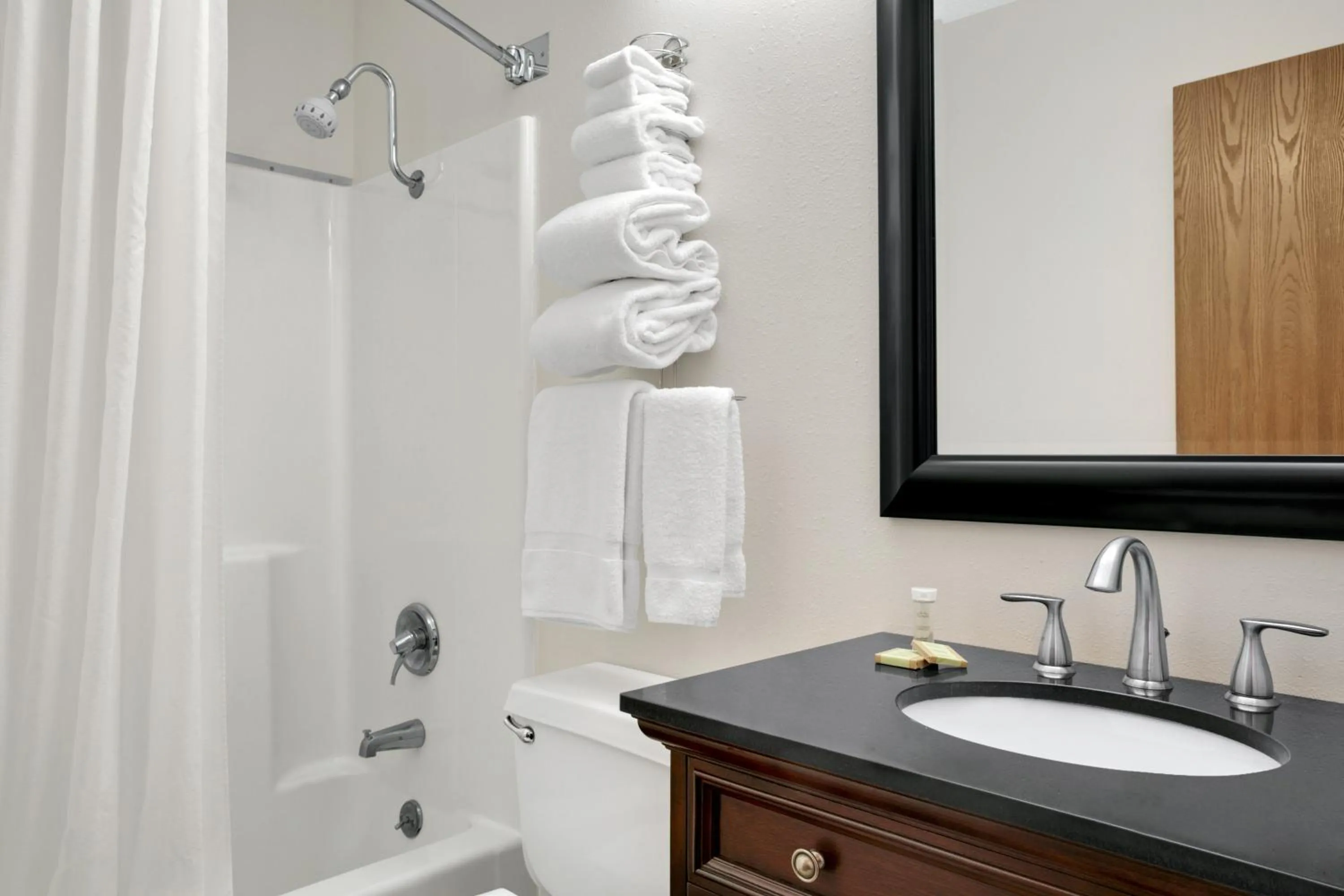 Bathroom in Super 8 by Wyndham Washington