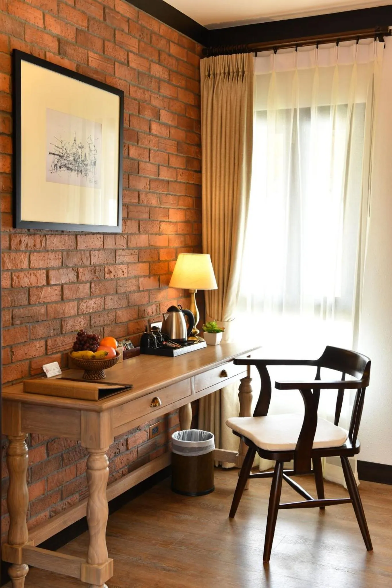 Seating area in El Barrio Lanna