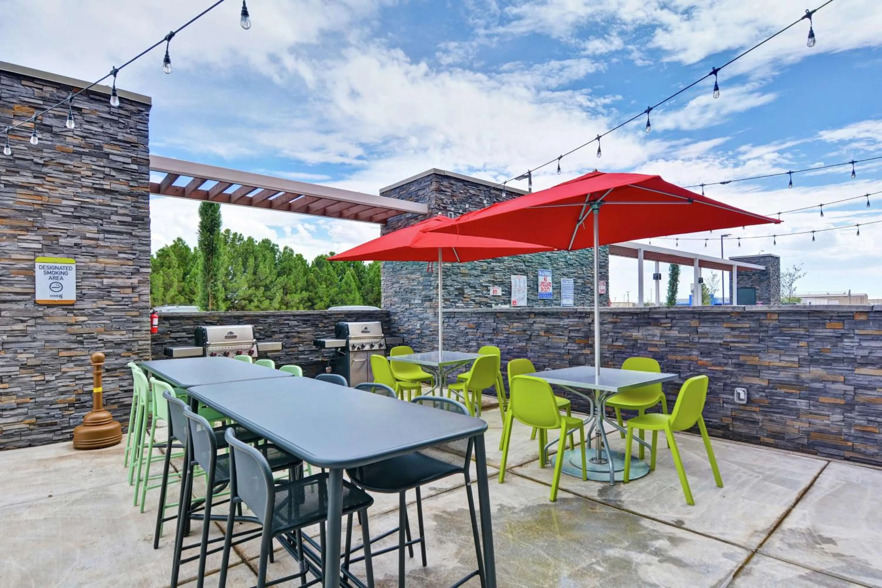 Patio in Home2 Suites By Hilton Pecos Tx