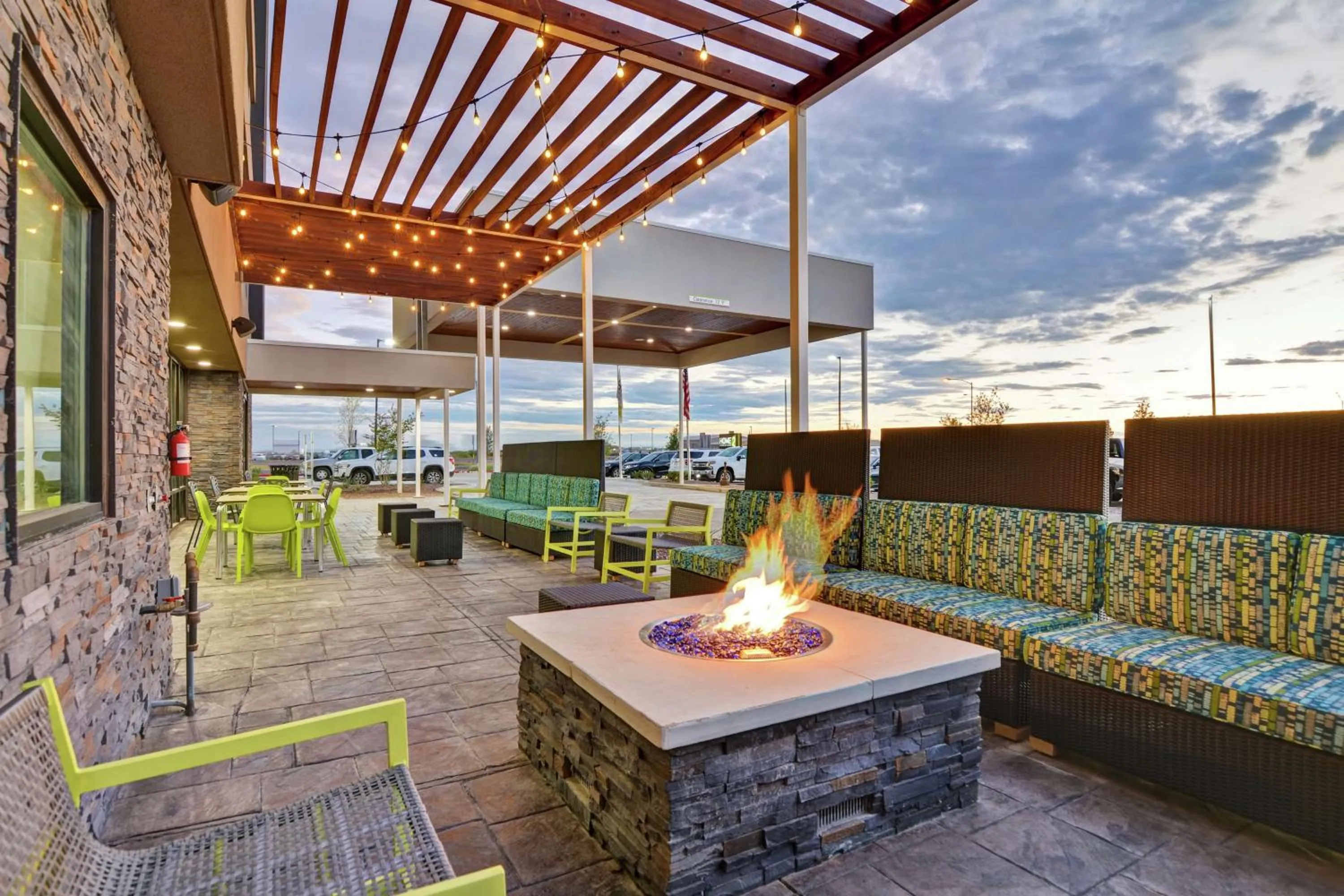 Patio in Home2 Suites By Hilton Pecos Tx