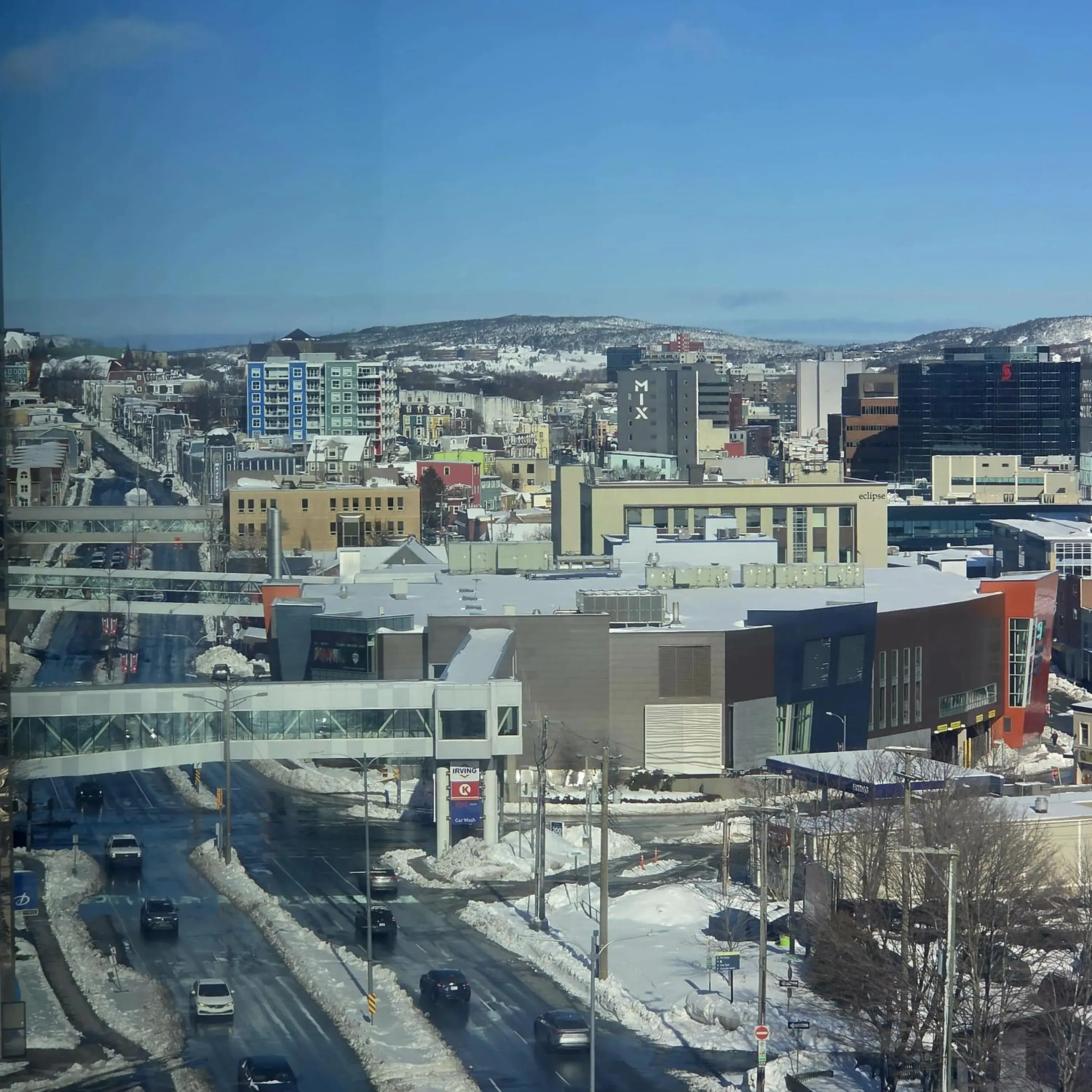 City view in Hilton Garden Inn St. John's Newfoundland, Canada City view in Hilton Garden Inn St. John's Newfoundland, Canada