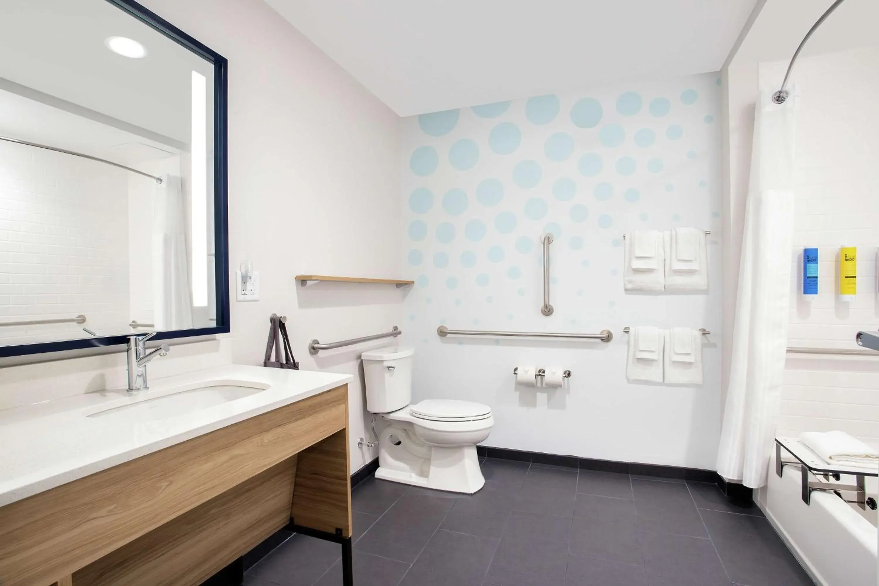 Bathroom in Tru By Hilton Audubon Valley Forge Bathroom in Tru By Hilton Audubon Valley Forge