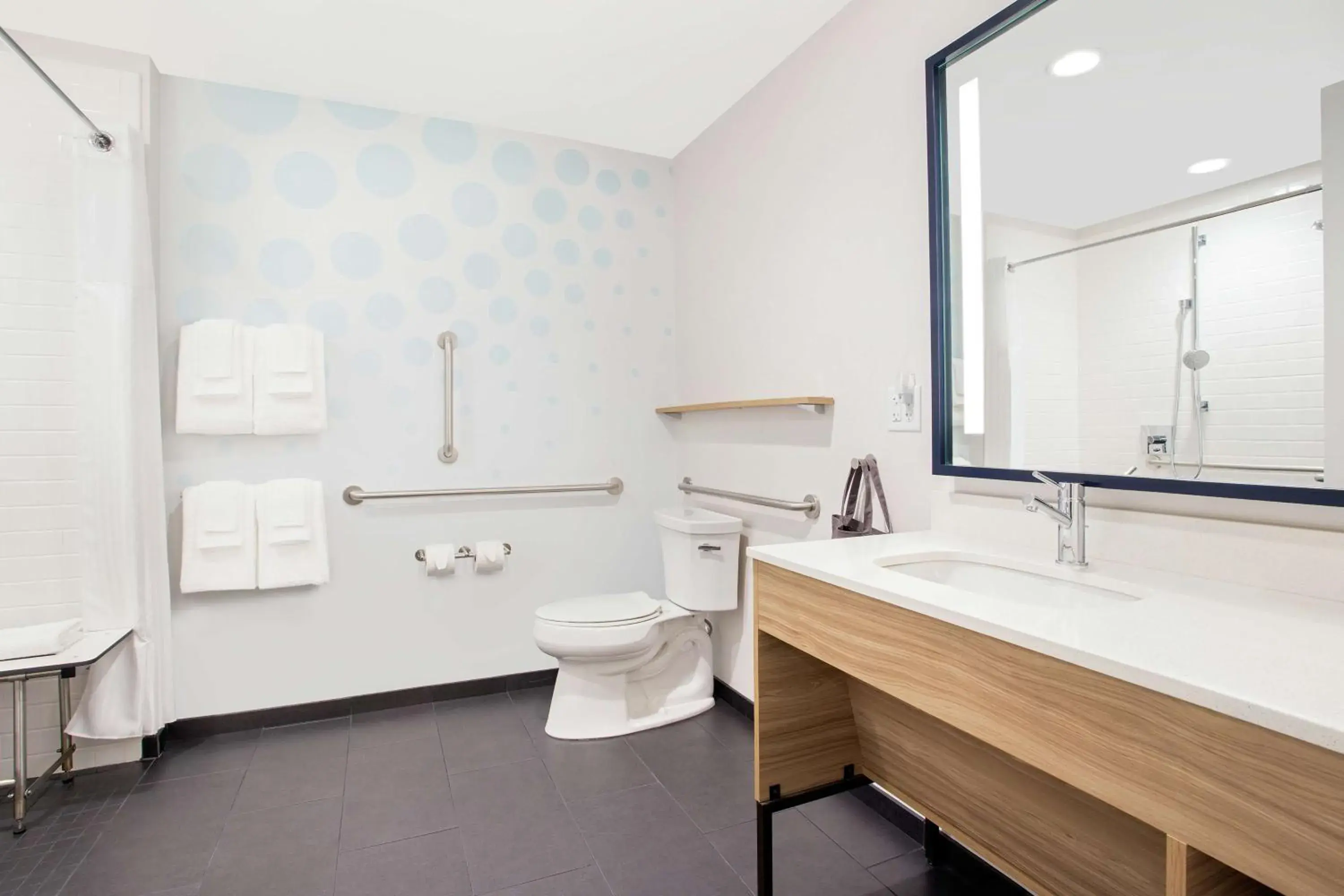 Bathroom in Tru By Hilton Audubon Valley Forge Bathroom in Tru By Hilton Audubon Valley Forge