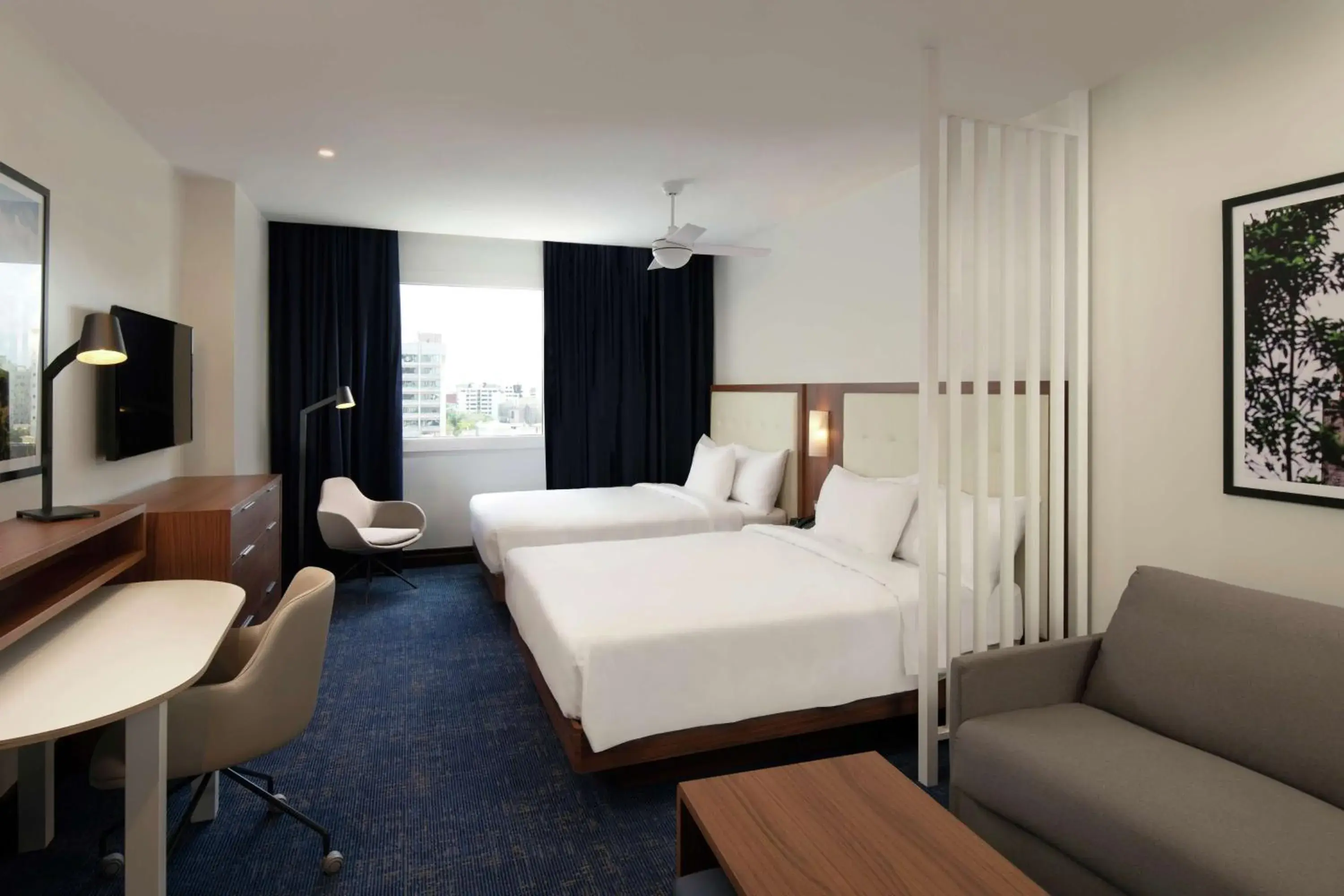 Queen Studio with Two Queen Beds in Homewood Suites By Hilton Santo Domingo Queen Studio with Two Queen Beds in Homewood Suites By Hilton Santo Domingo