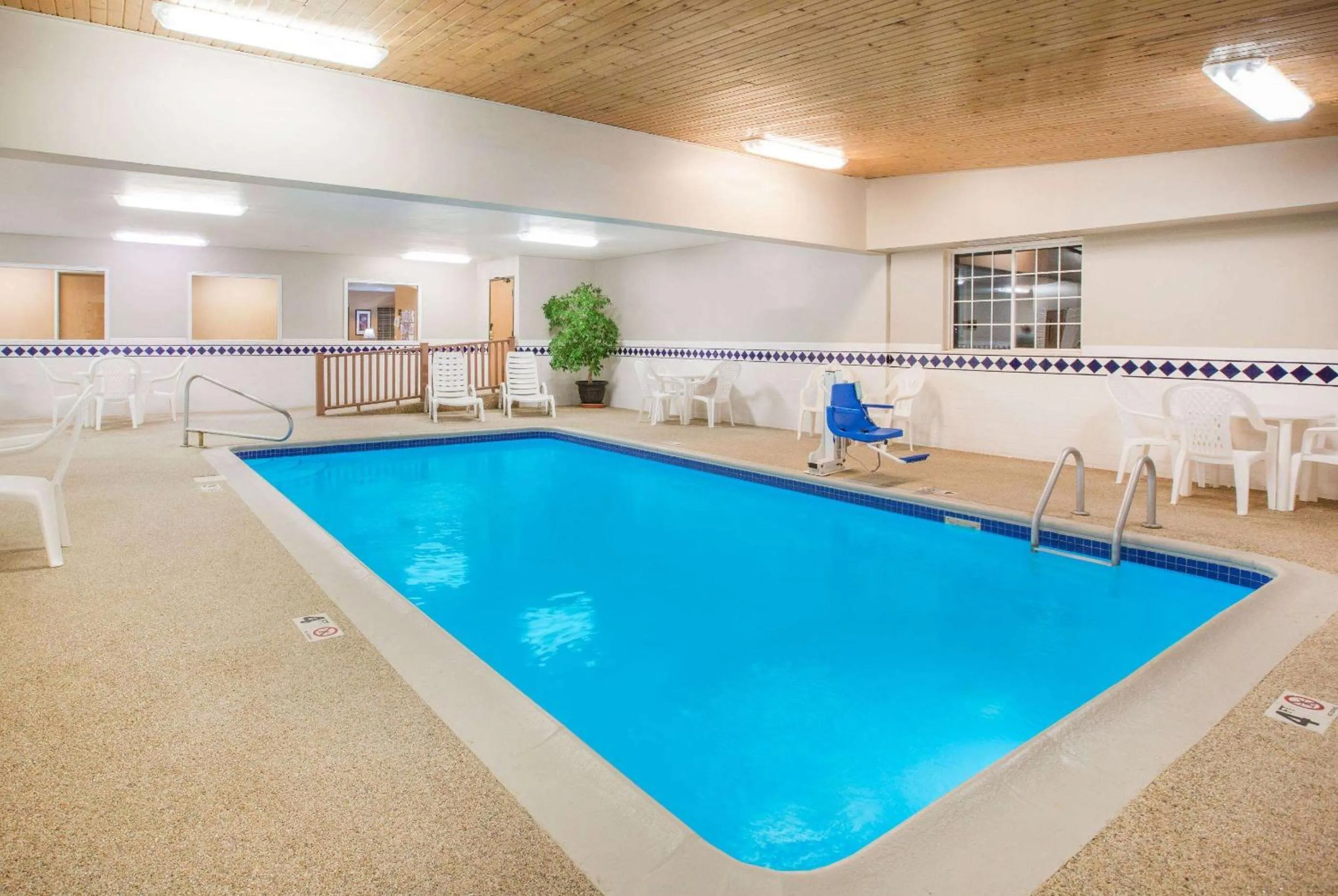 Pool view in Ramada by Wyndham Spirit Lake/Okoboji