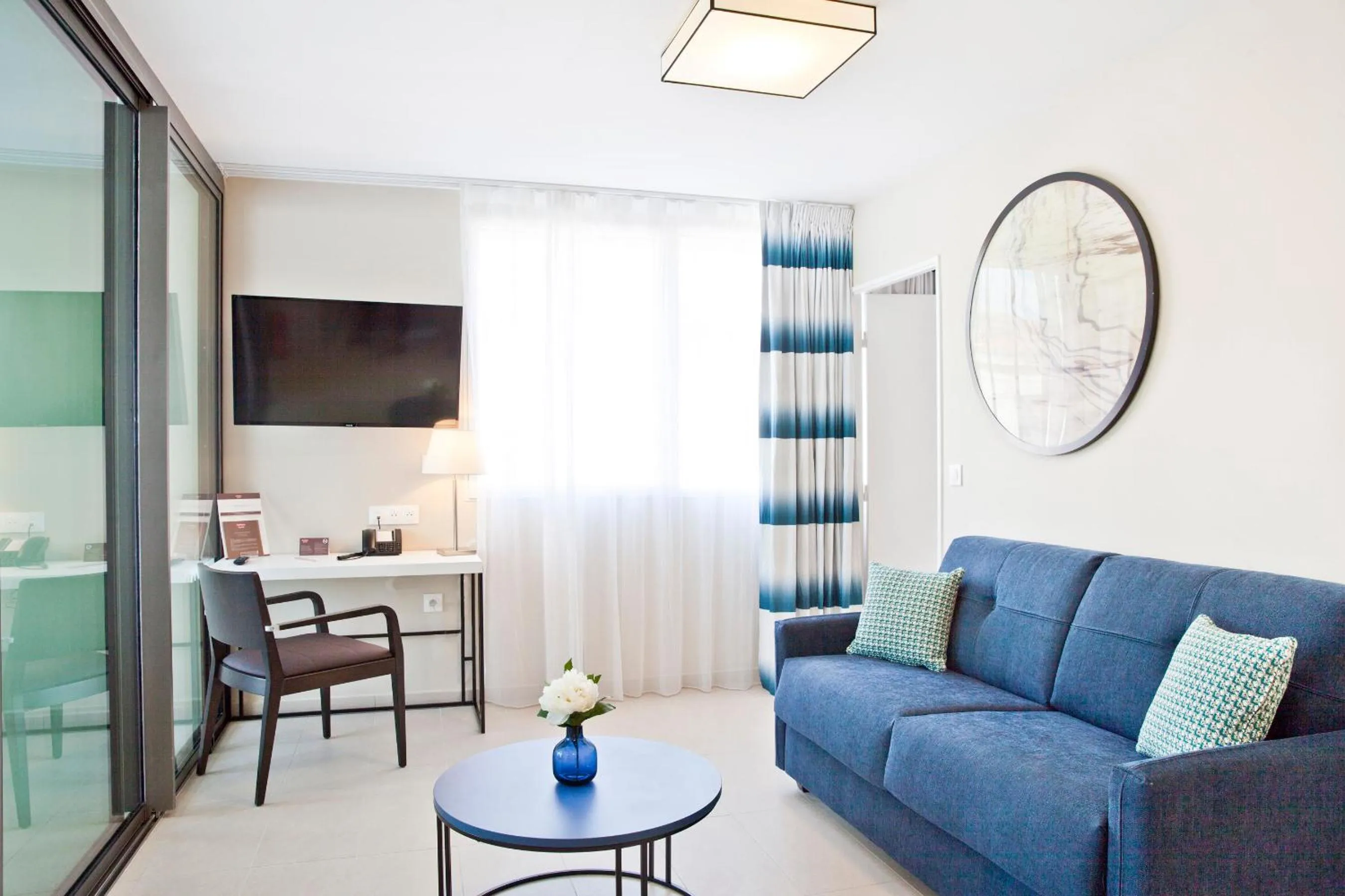 Living room in Residhome Marseille