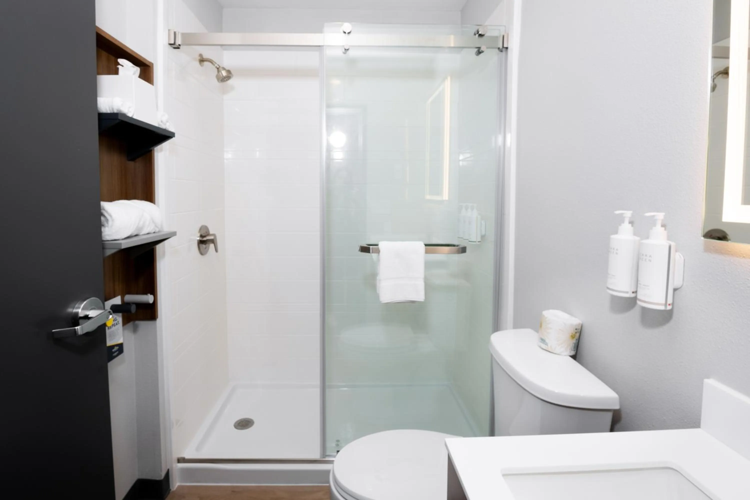 Shower in Microtel Inn & Suites by Wyndham Olean