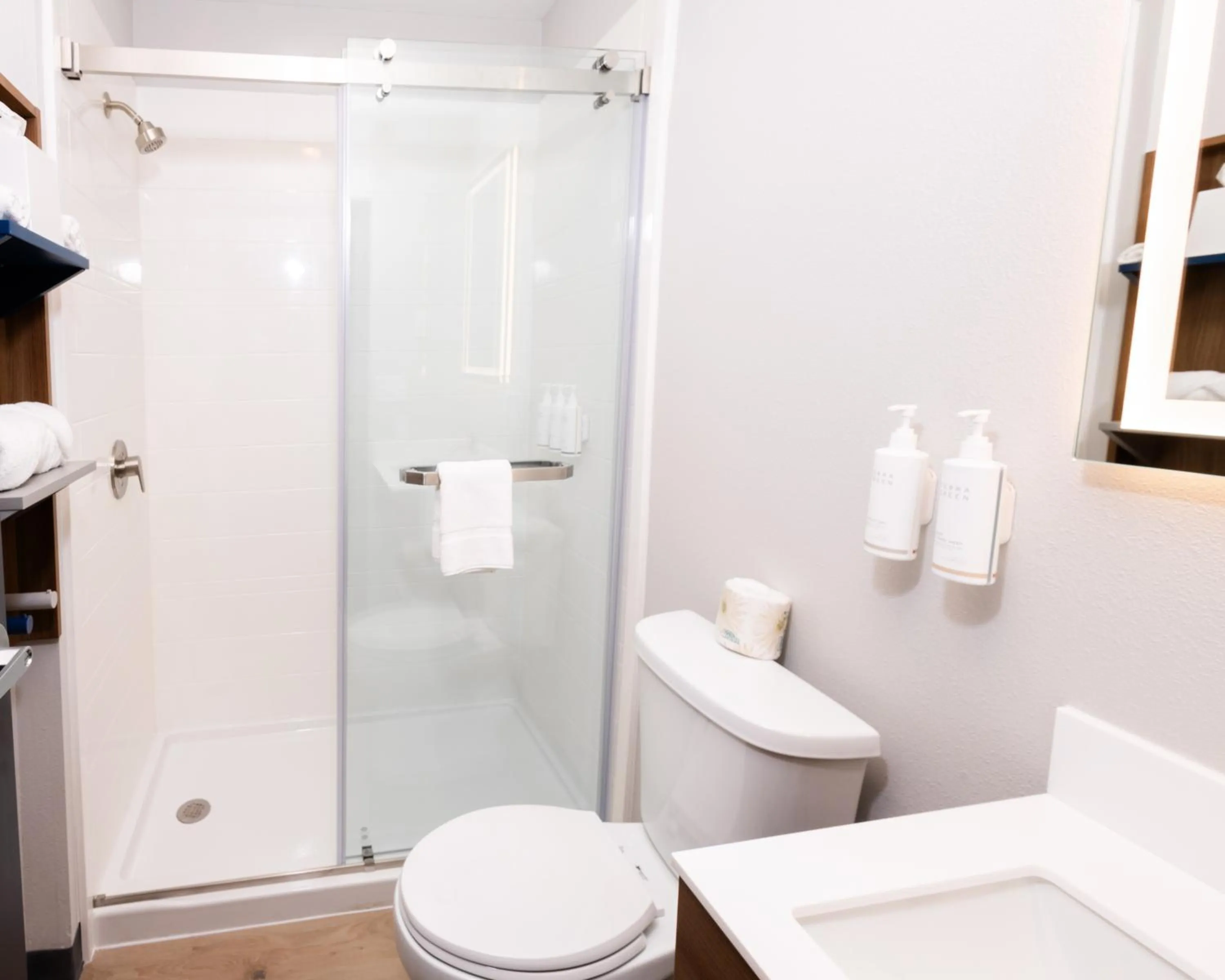 Shower in Microtel Inn & Suites by Wyndham Olean