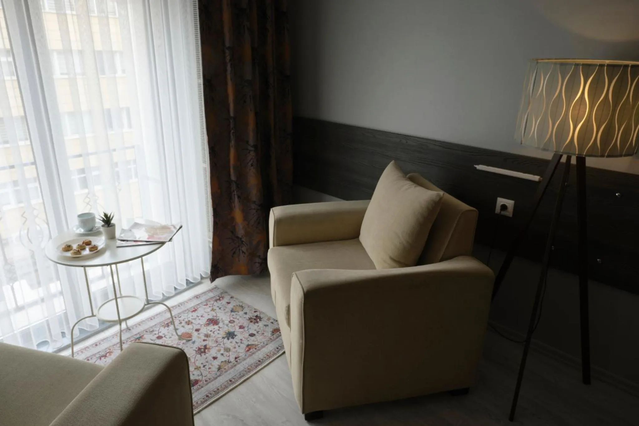 Seating area in The Breeze Hotel