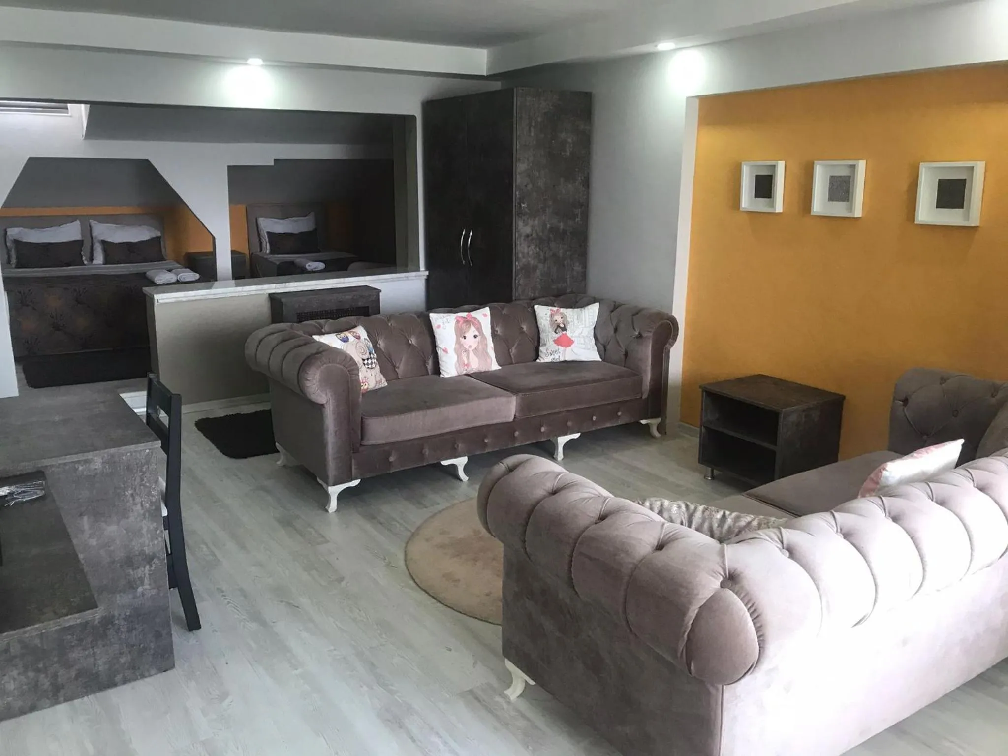 Seating area in The Breeze Hotel