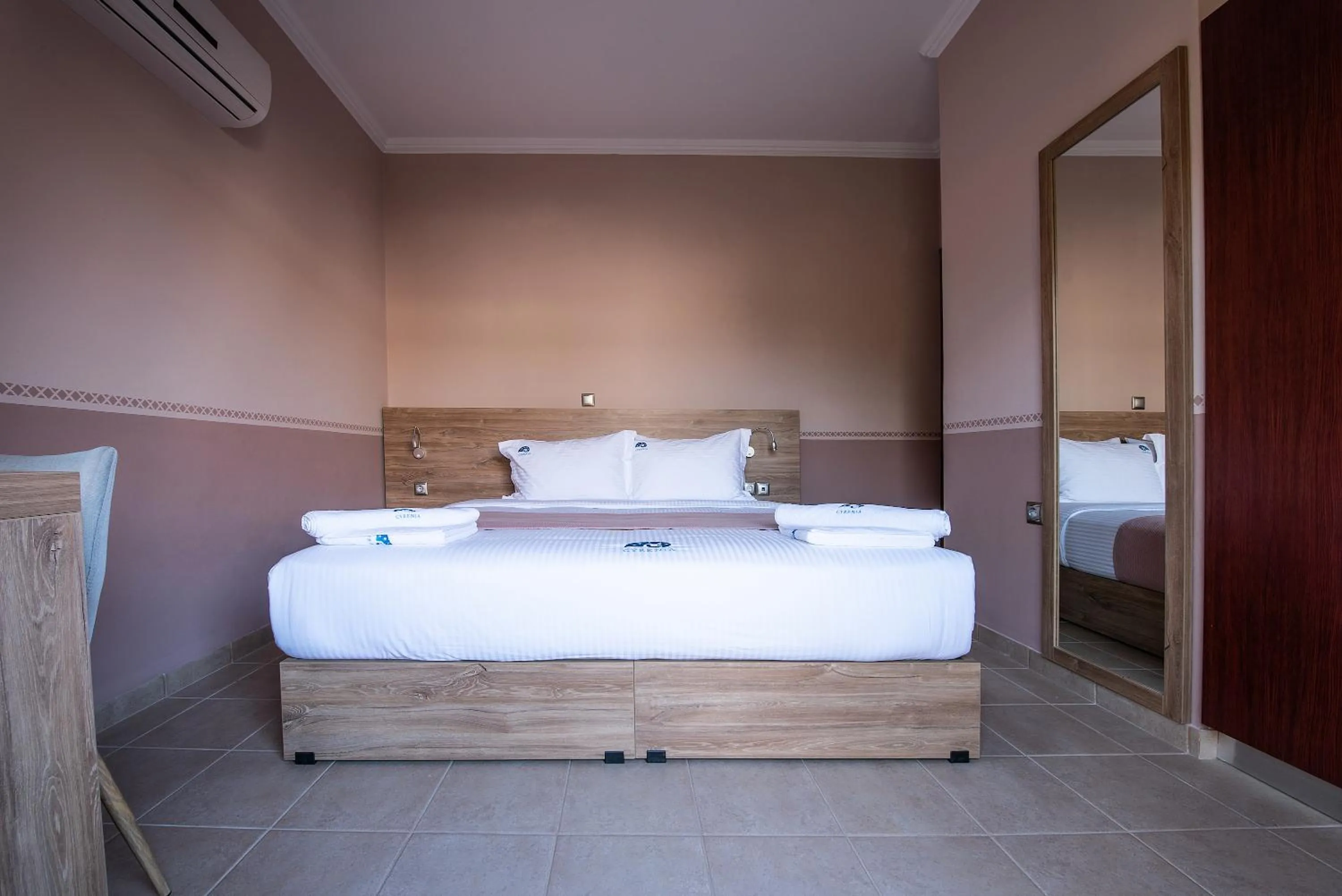 Bed in Cyrenia Guesthouse