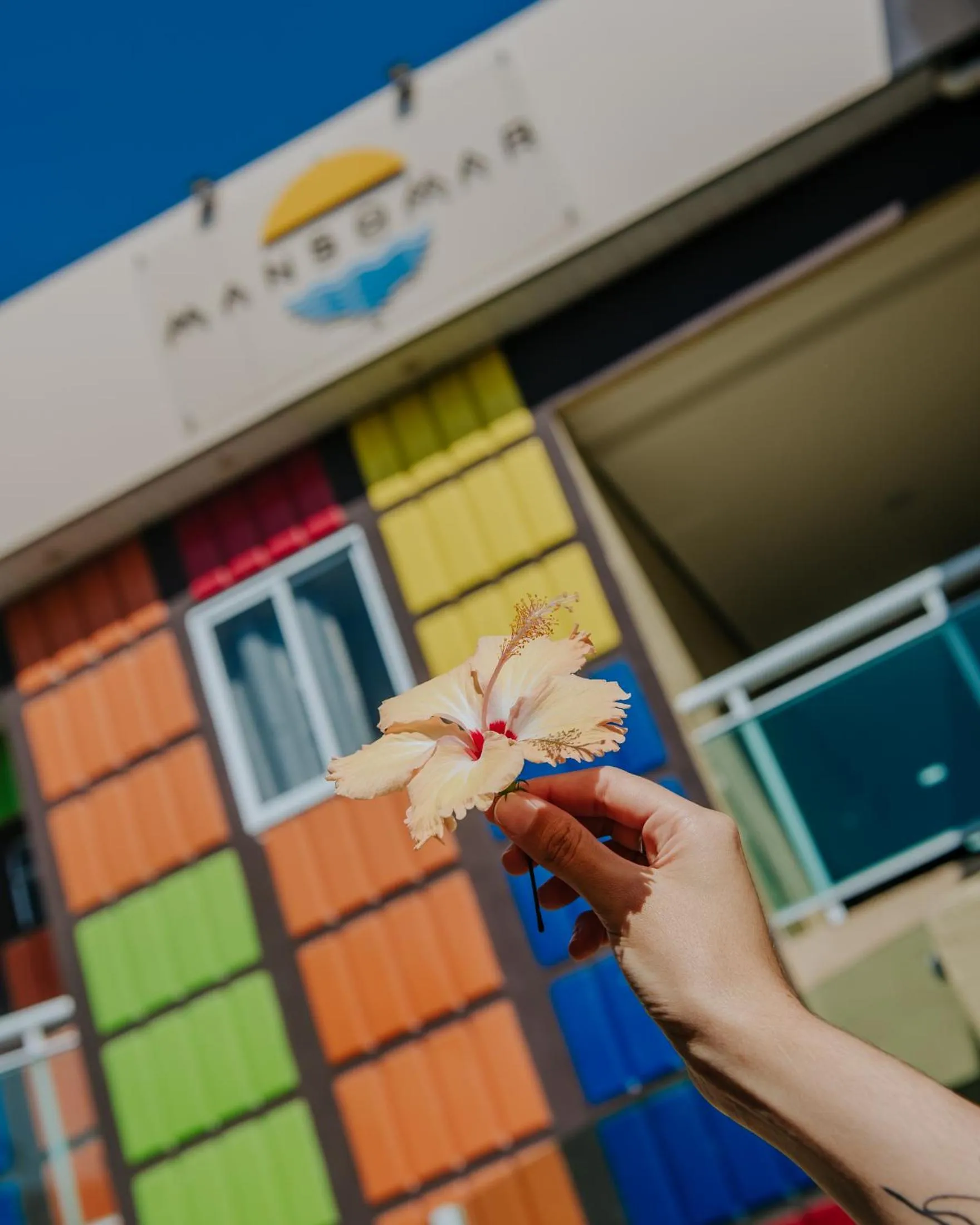 Facade/entrance in Mansomar