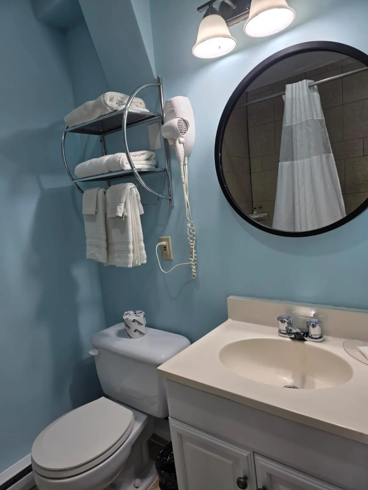 Shower in Lakeview Motel & Cottage