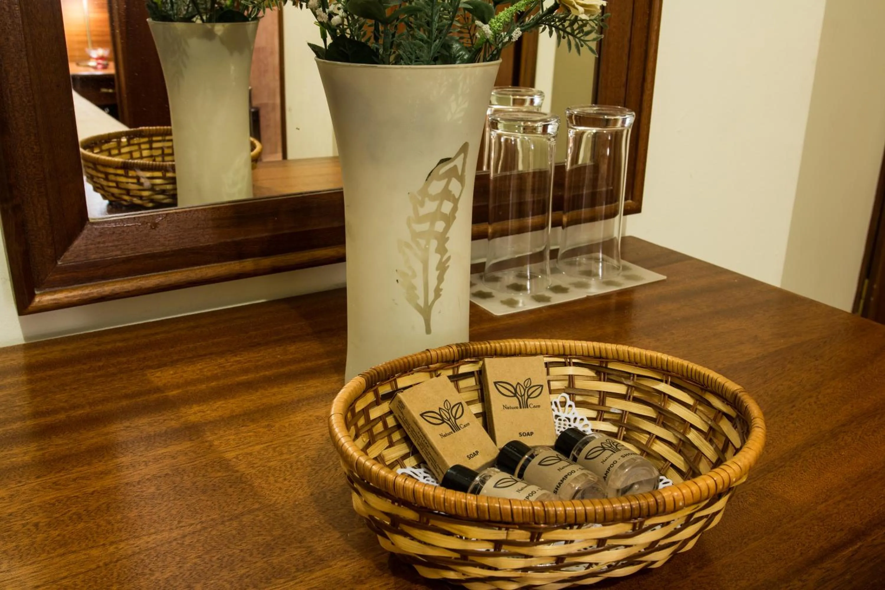 Decorative detail in Porto Lesvos hotel